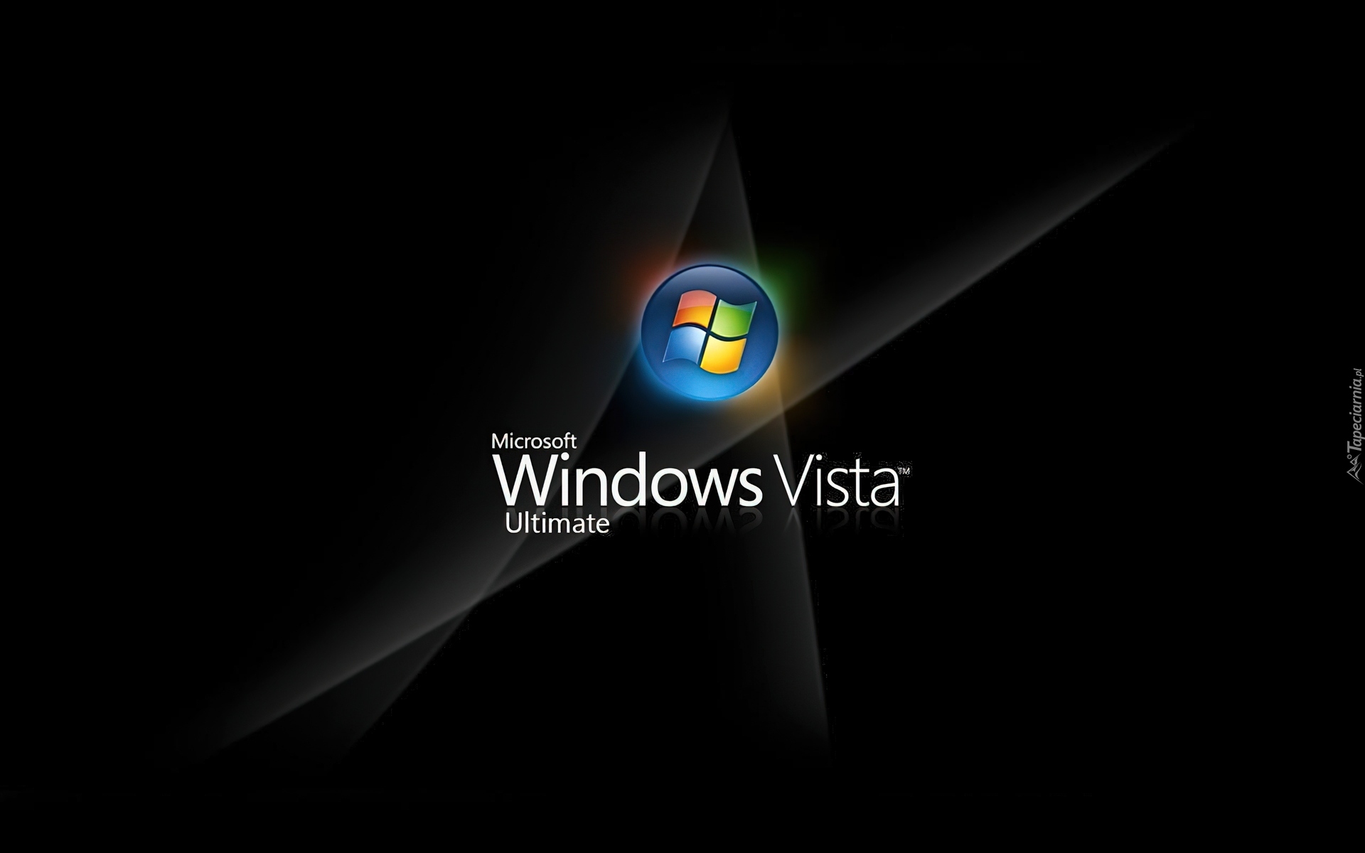 Windows, Vista, Czerń, Logo