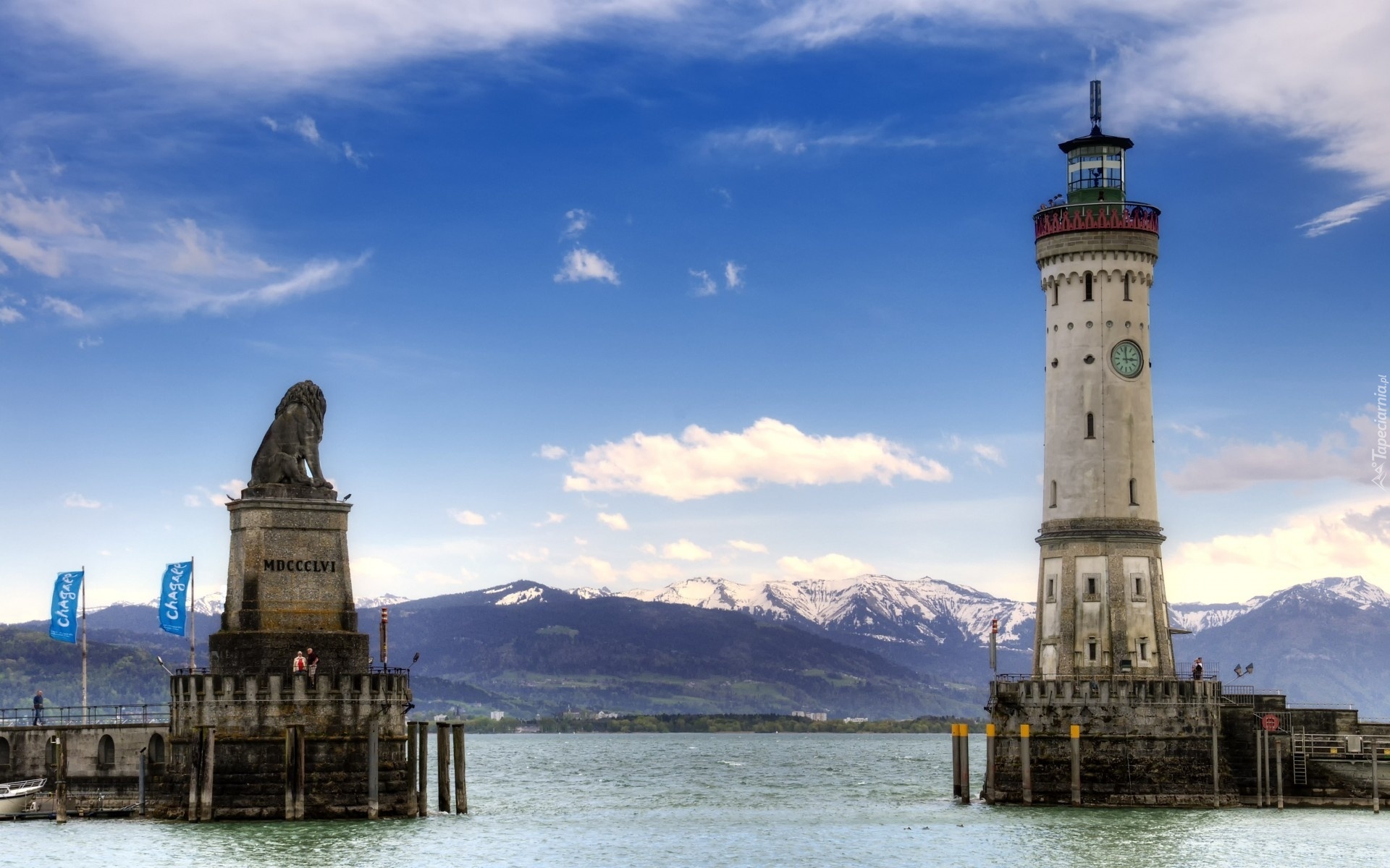 Lindau, Bawaria, Latarnia, Jezioro