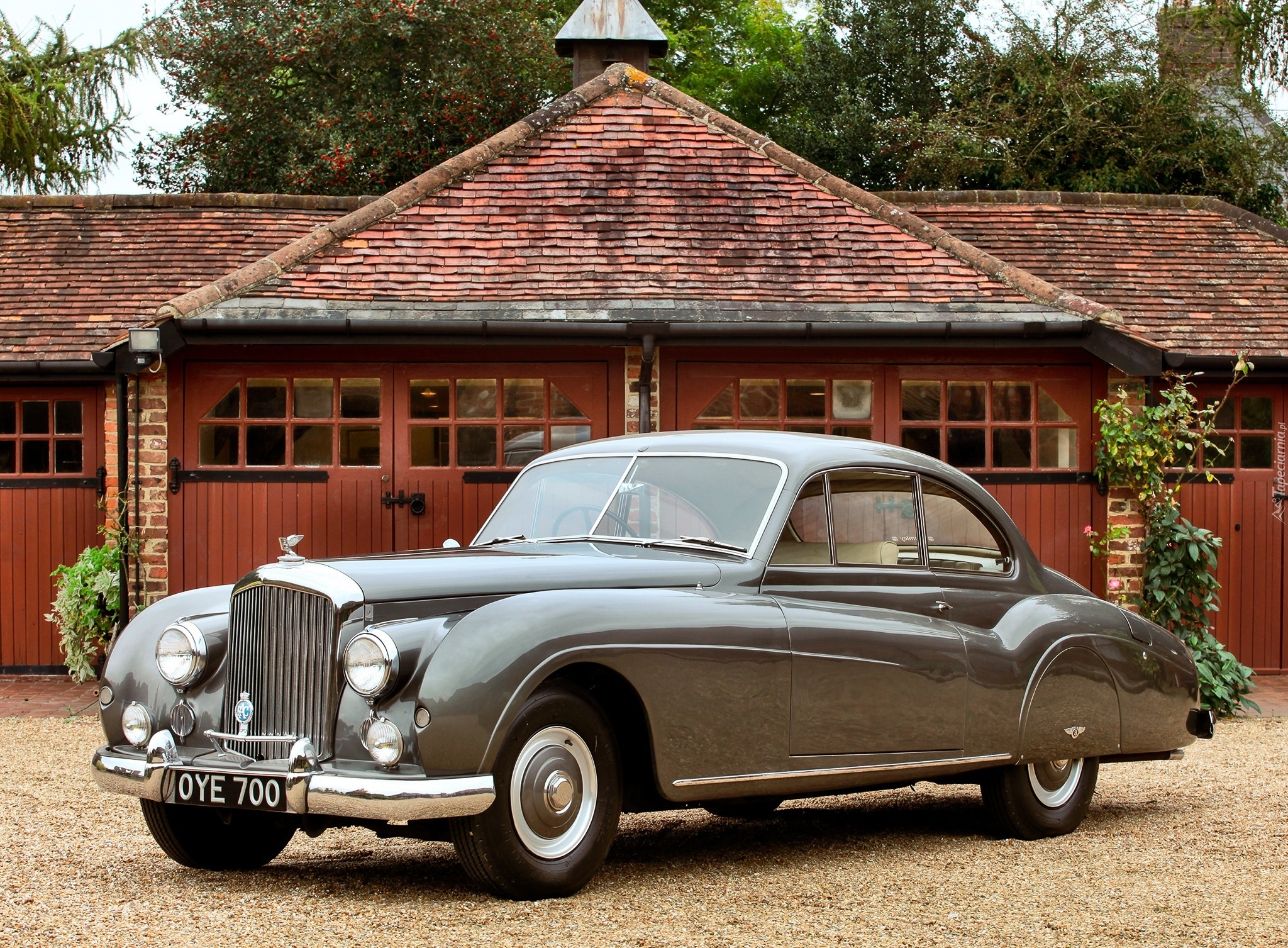 Szary, Bentley R-Type Coupe, Samochód Zabytkowy