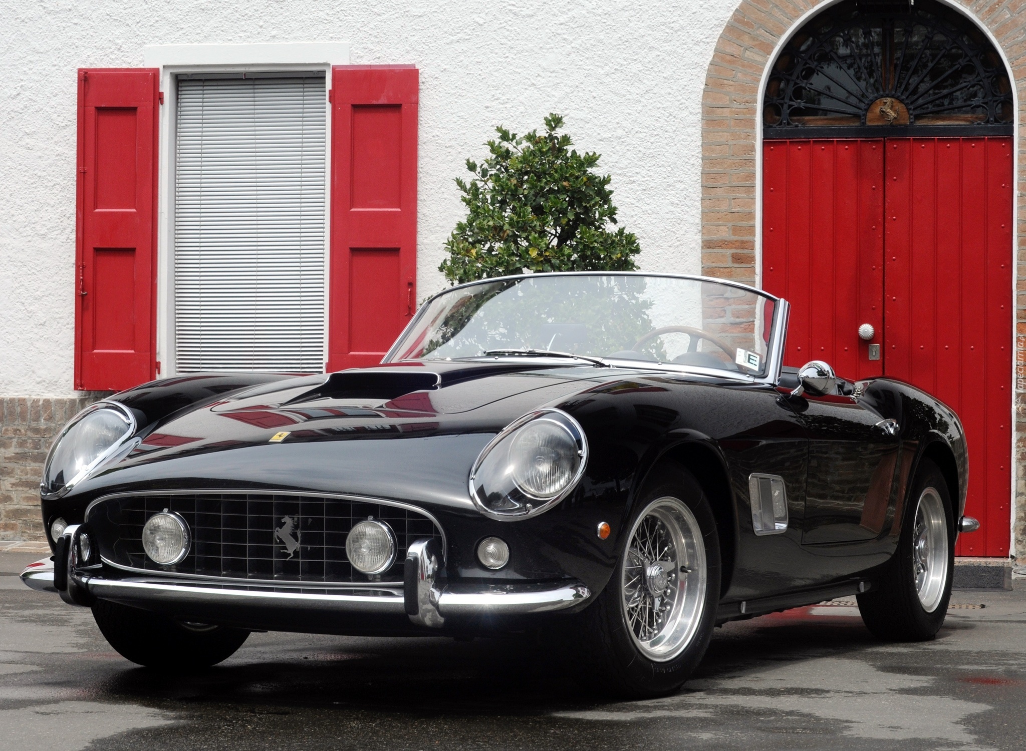 Ferrari 250 Spider, Czarny, Kabriolet