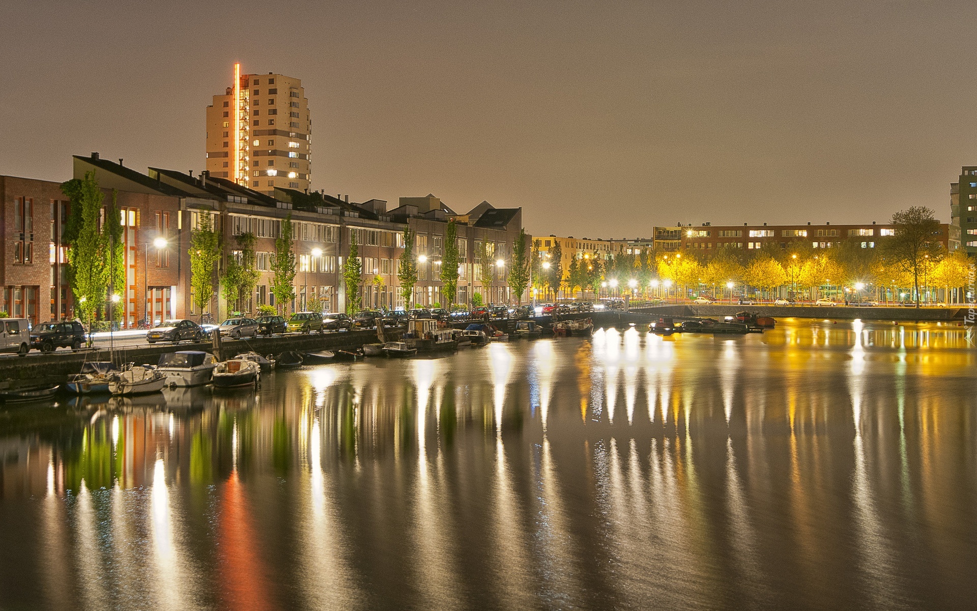 Port, Łodzie, Miasto, Amsterdam