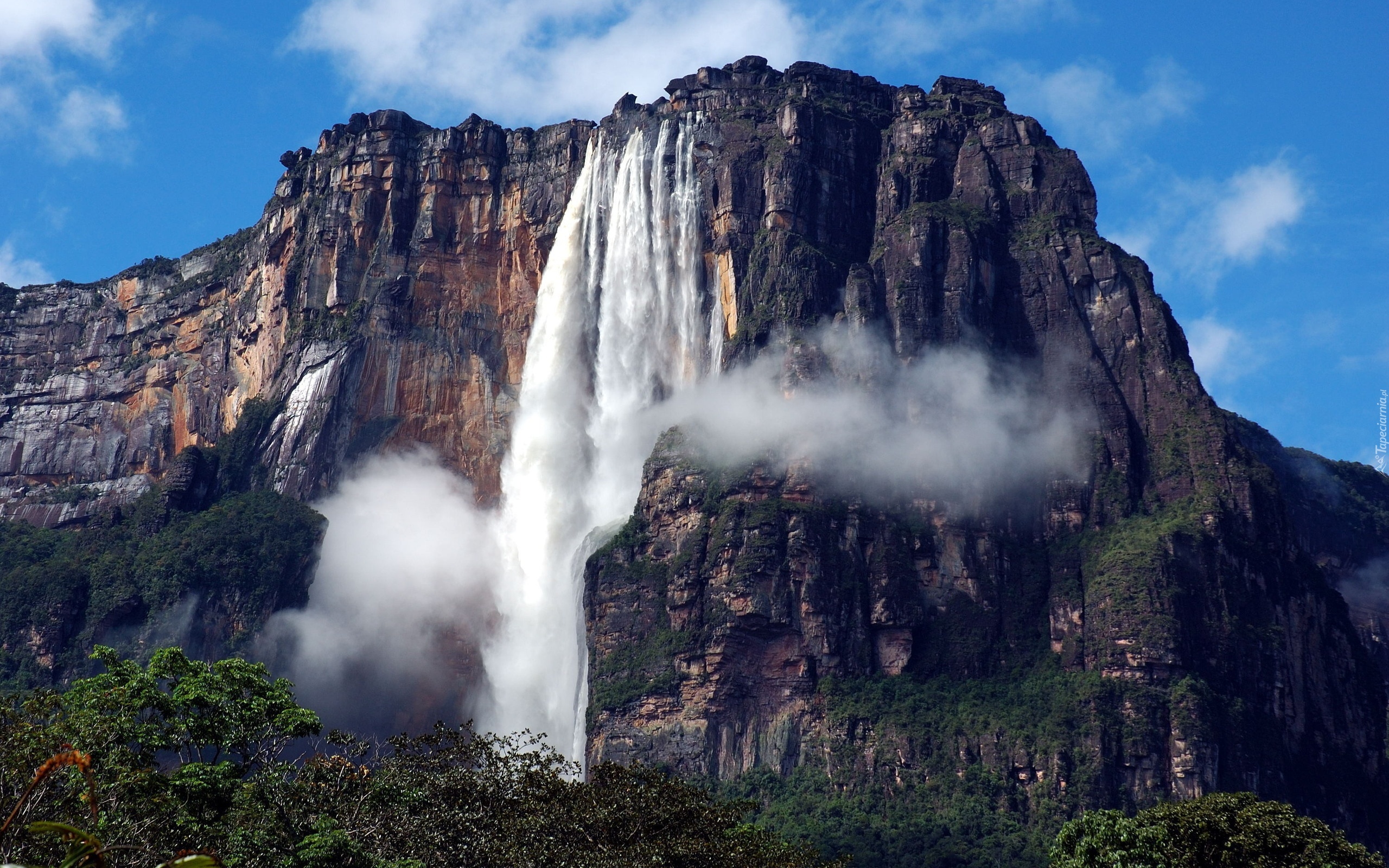 Piękny, Wodospad, Venezuela