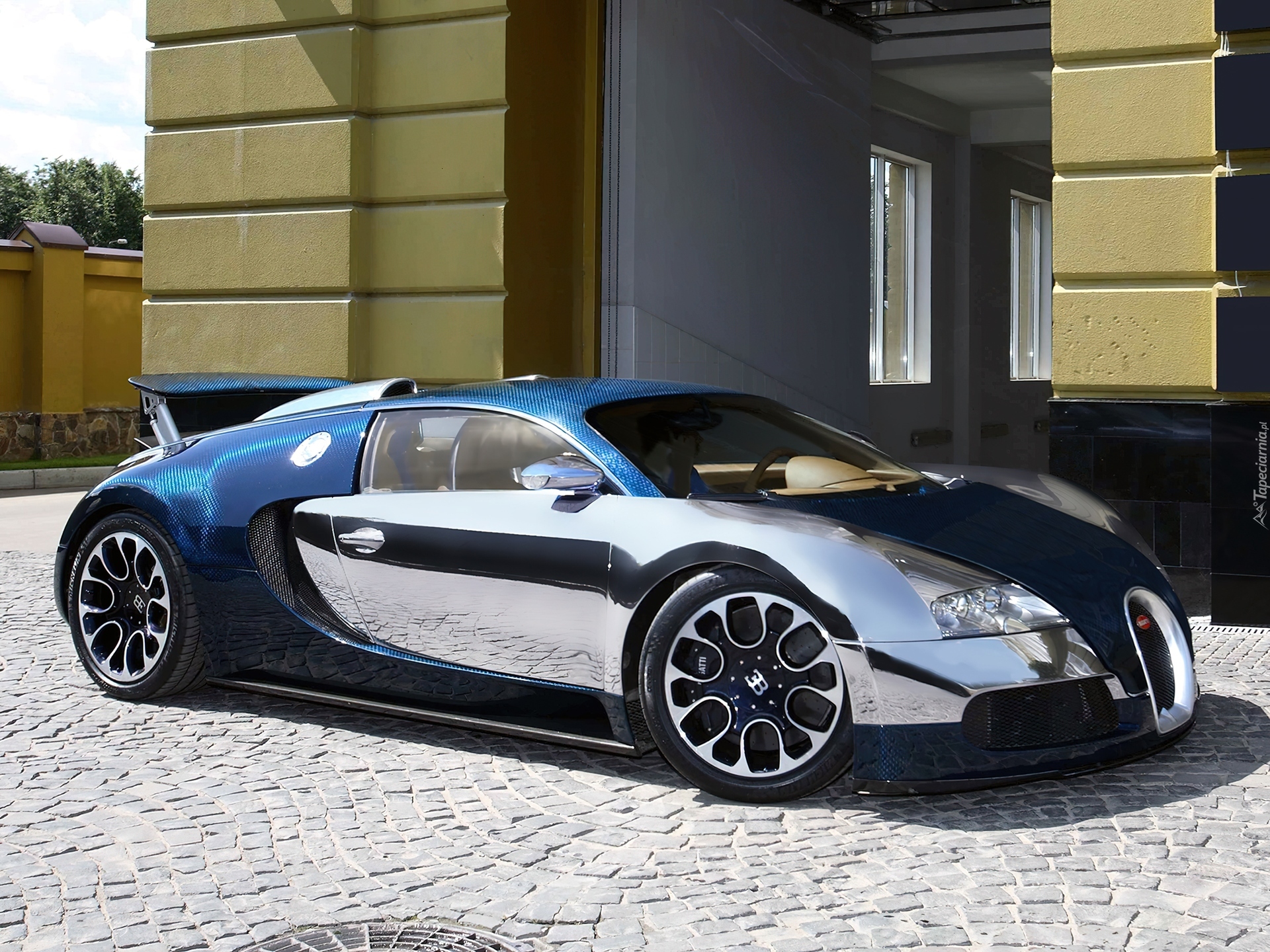 Budynek, Plac, Bugatti Veyron