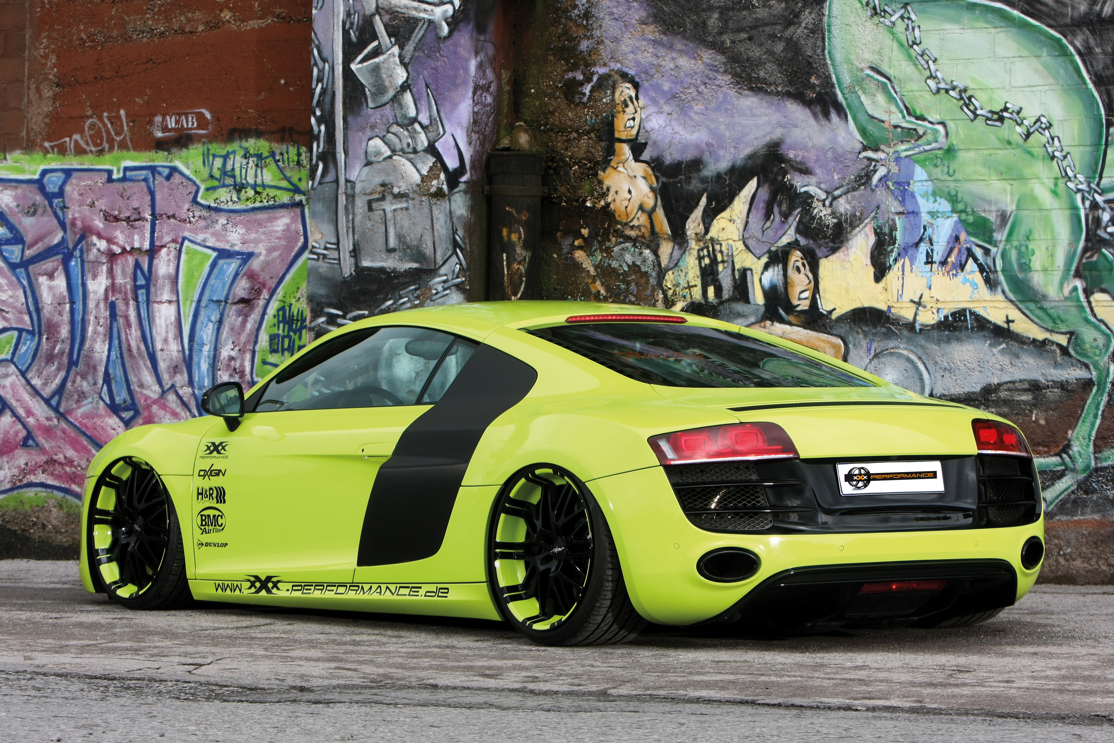 Audi, R8, Graffiti