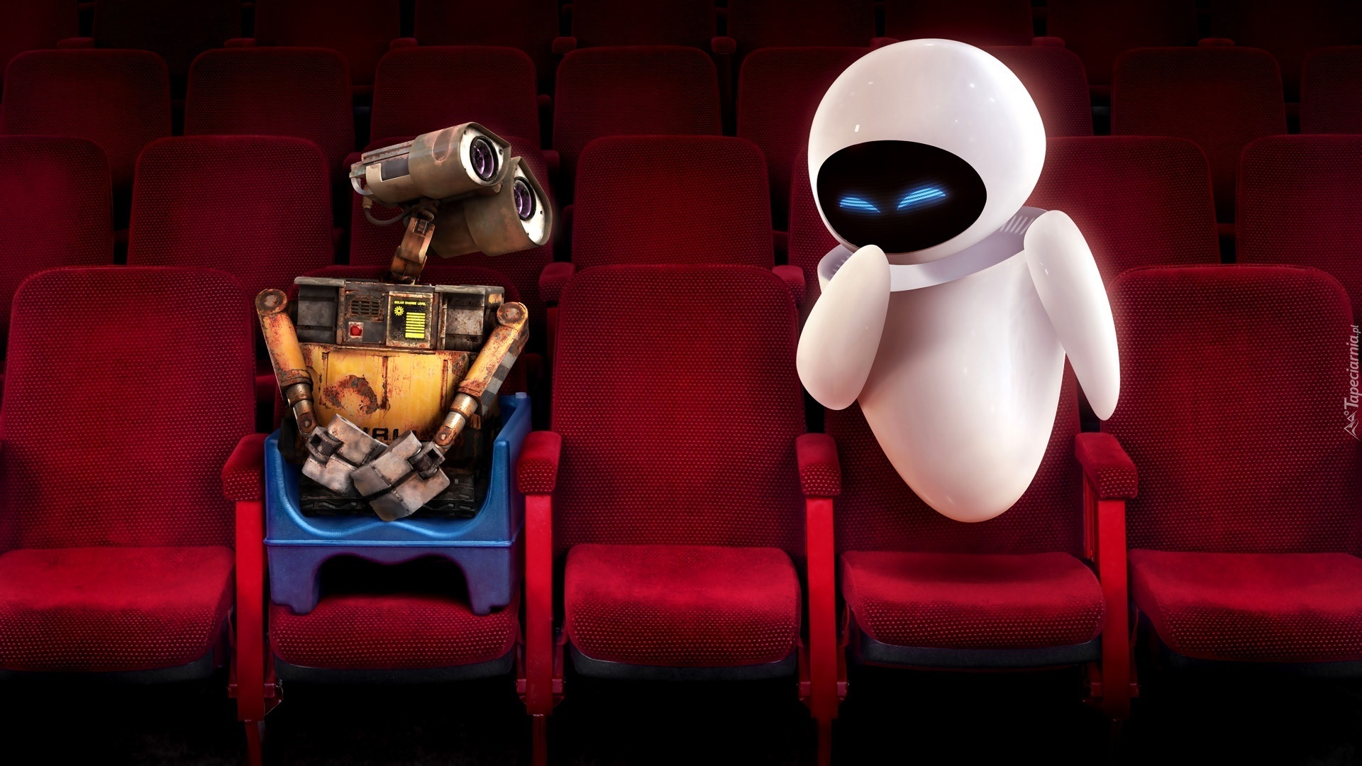 Wall E, Kino, Fotele