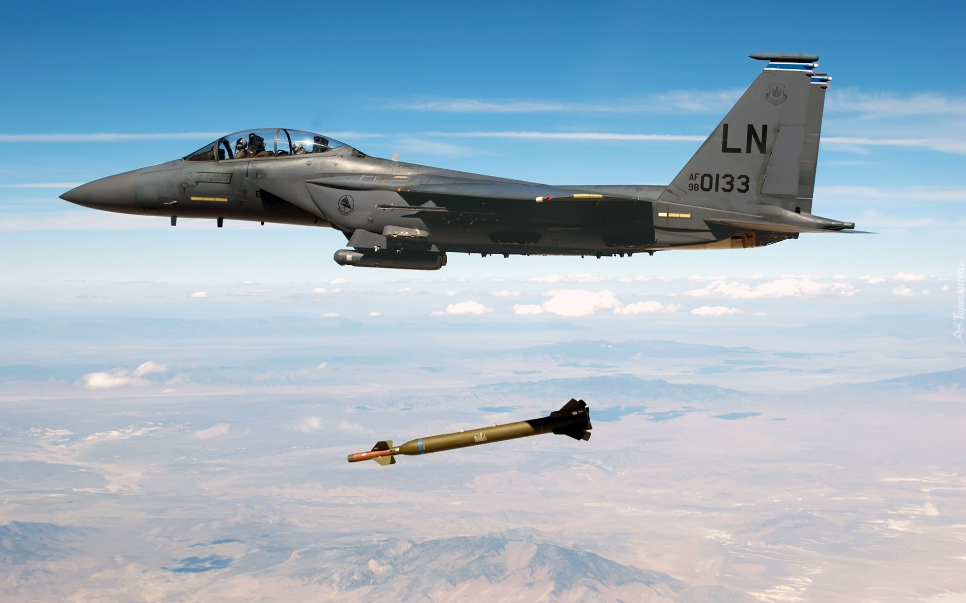 Myśliwiec, F-16, Pocisk, Nalot