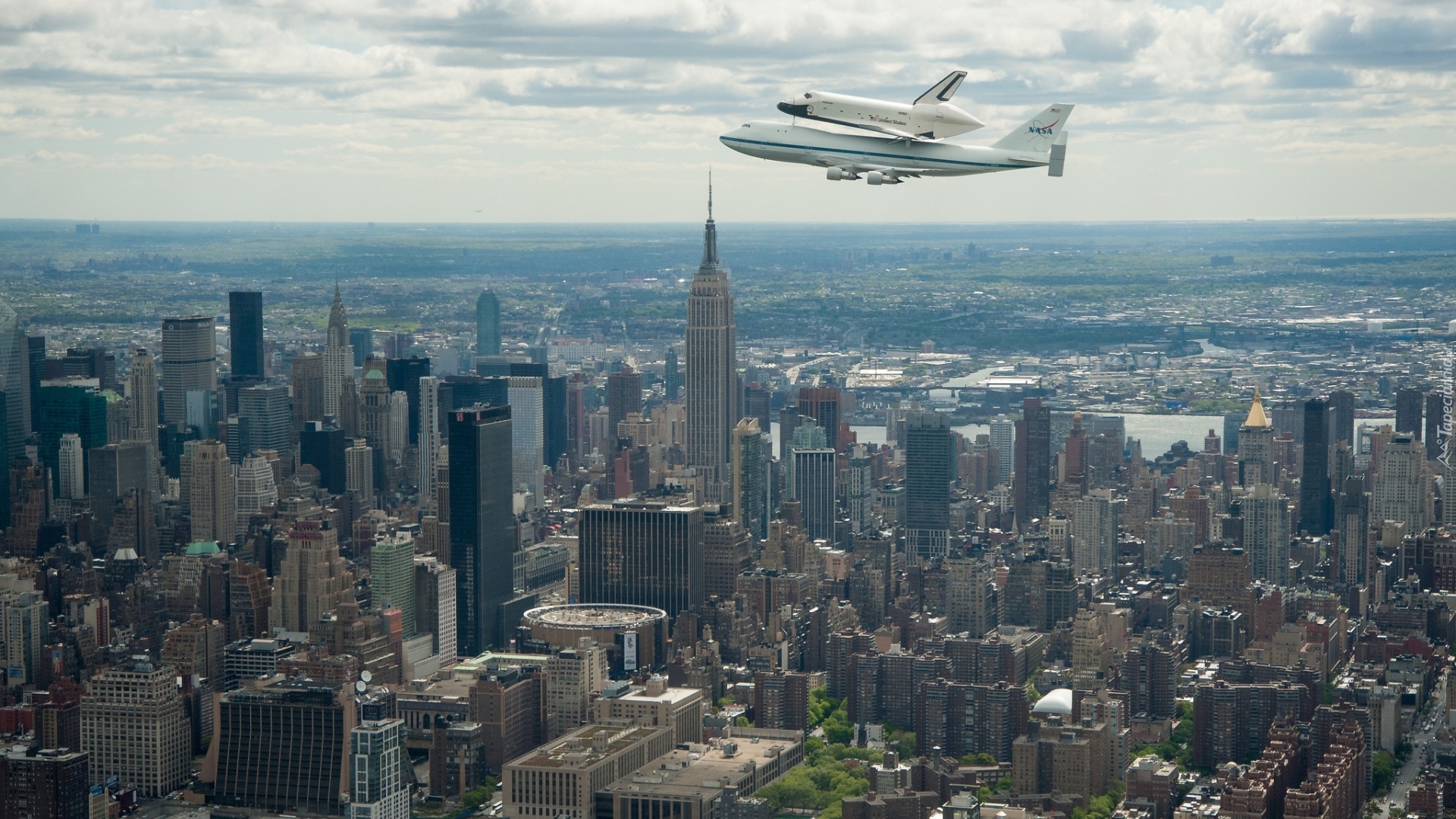 Panorama, Miasta, Nowy Jork, Samoloty