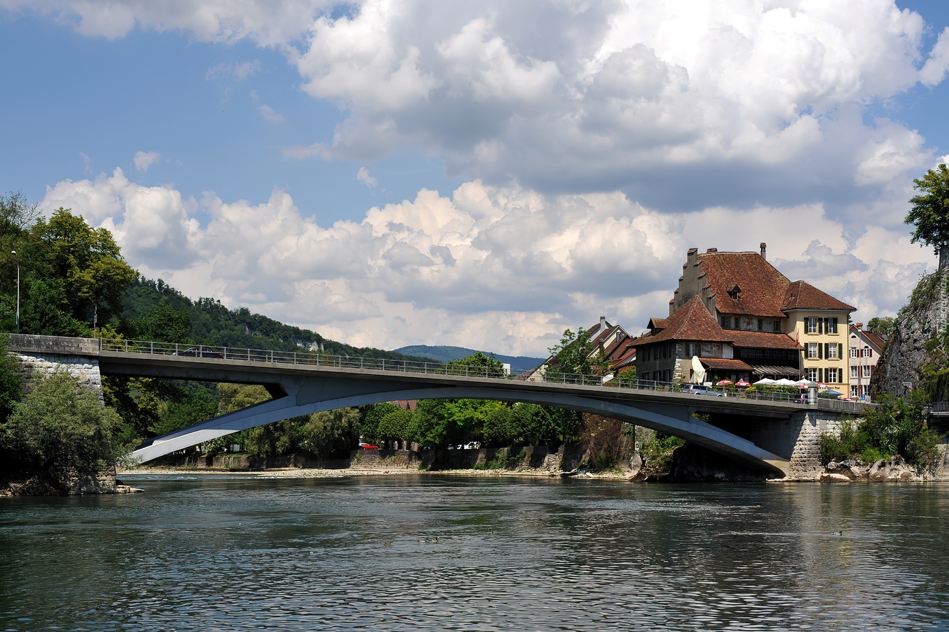Aarburg, Szwajcaria, Most, Łukowy