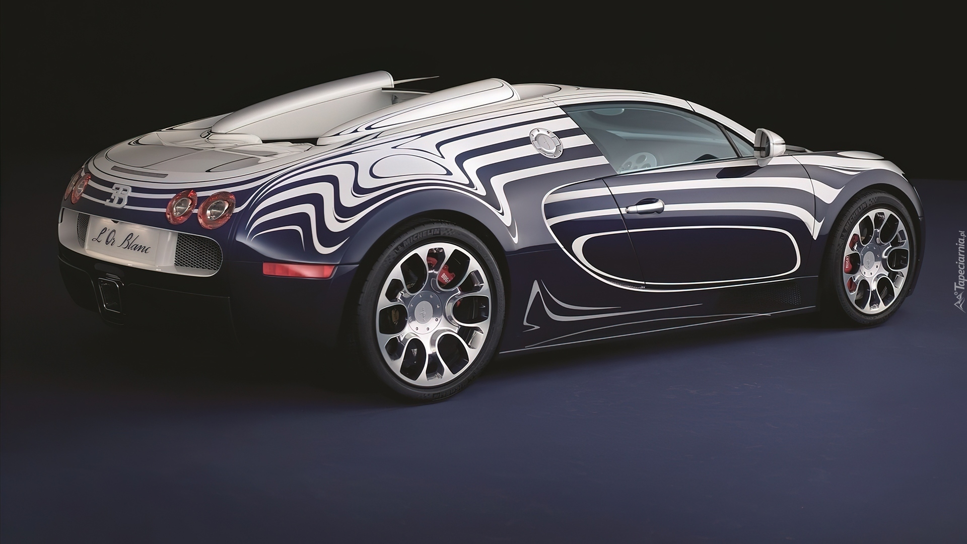 Samochód, Bugatti Veyron, Zebra