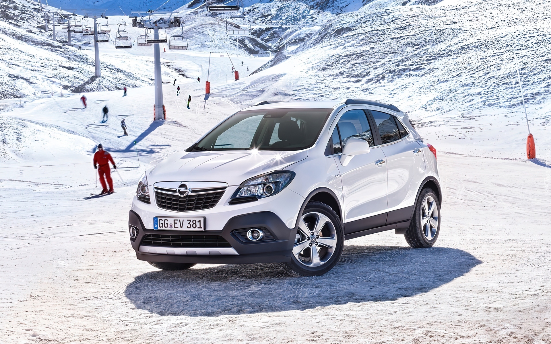 Opel Mokka, Zima, Wyciąg, Narciarski