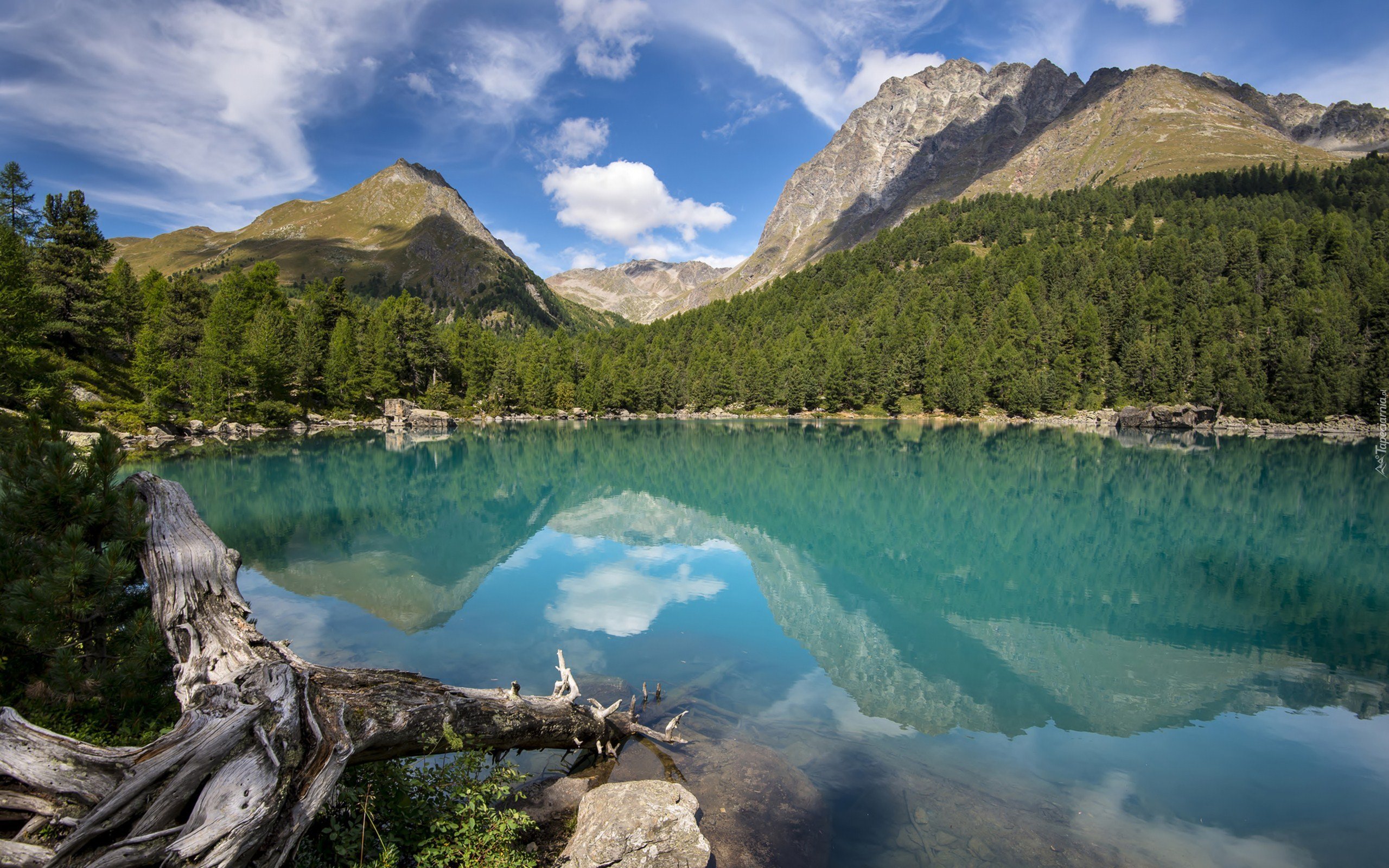 Góry, Jezioro, Chmury