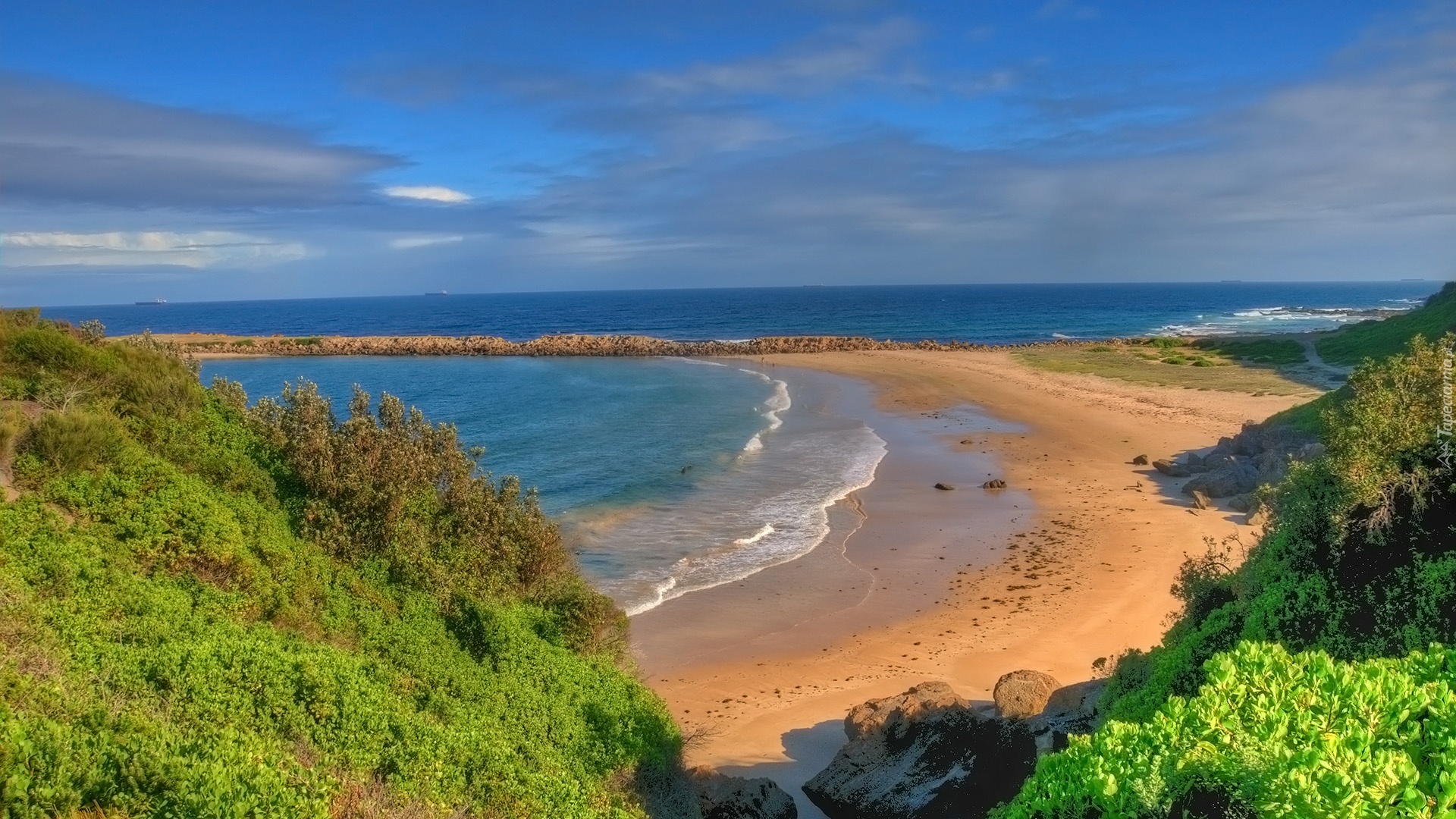 Morze, Plaża, Wybrzeże