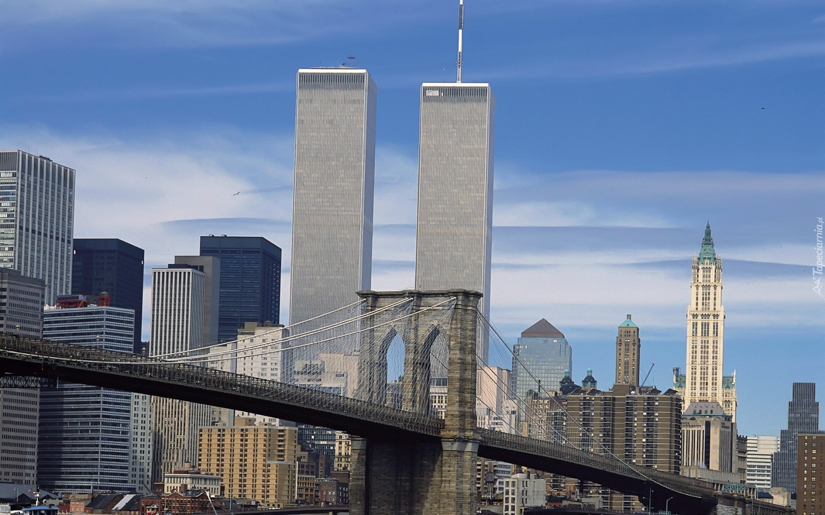 Most, Bliźniacze Wieże, Nowy Jork, Manhattan