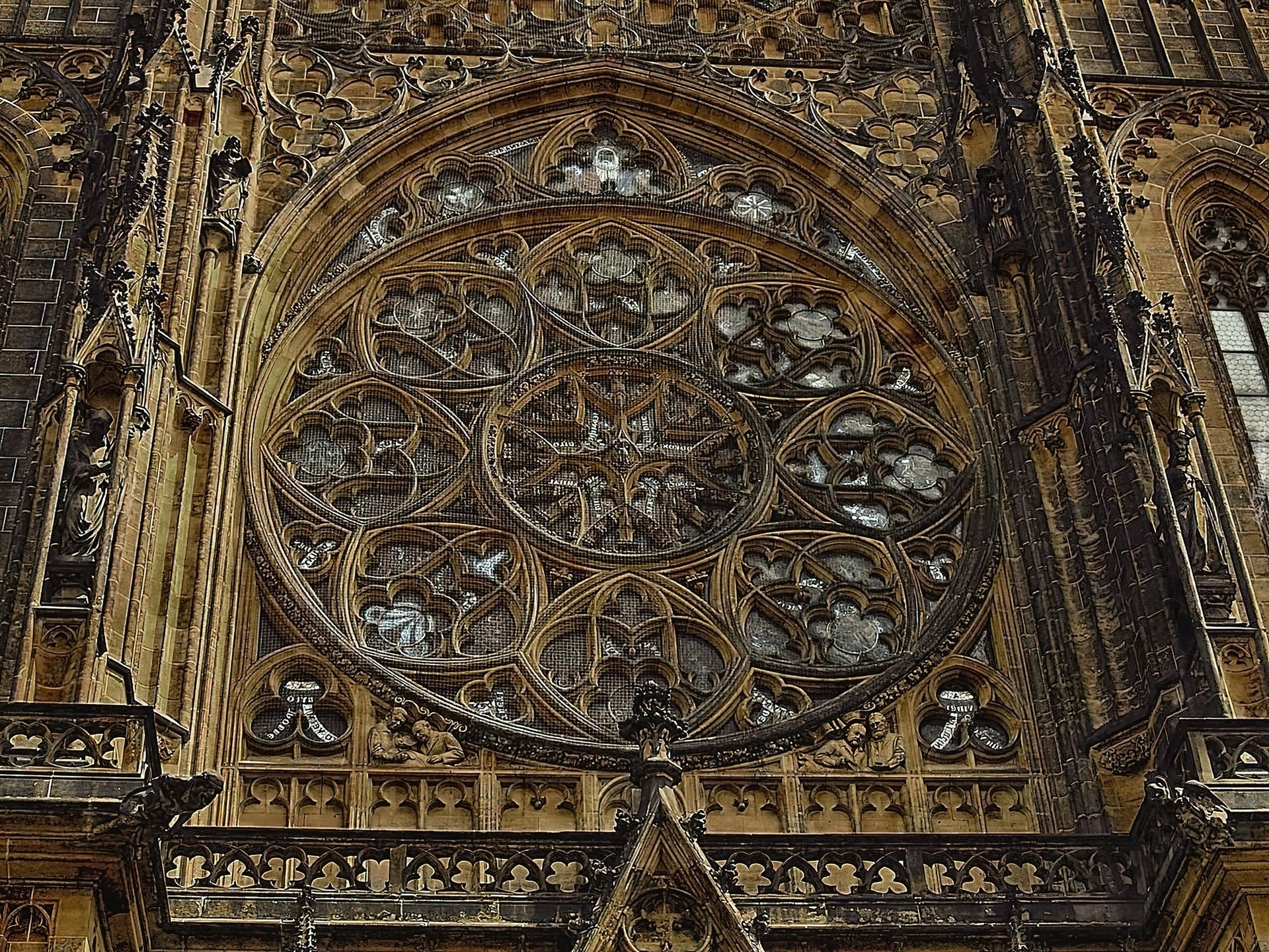 Witraż, Praga, Katedra, Św. Witta