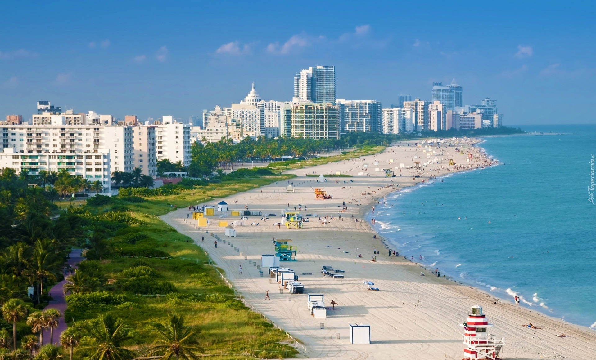 Panorama, Miasta, Miami, Floryda