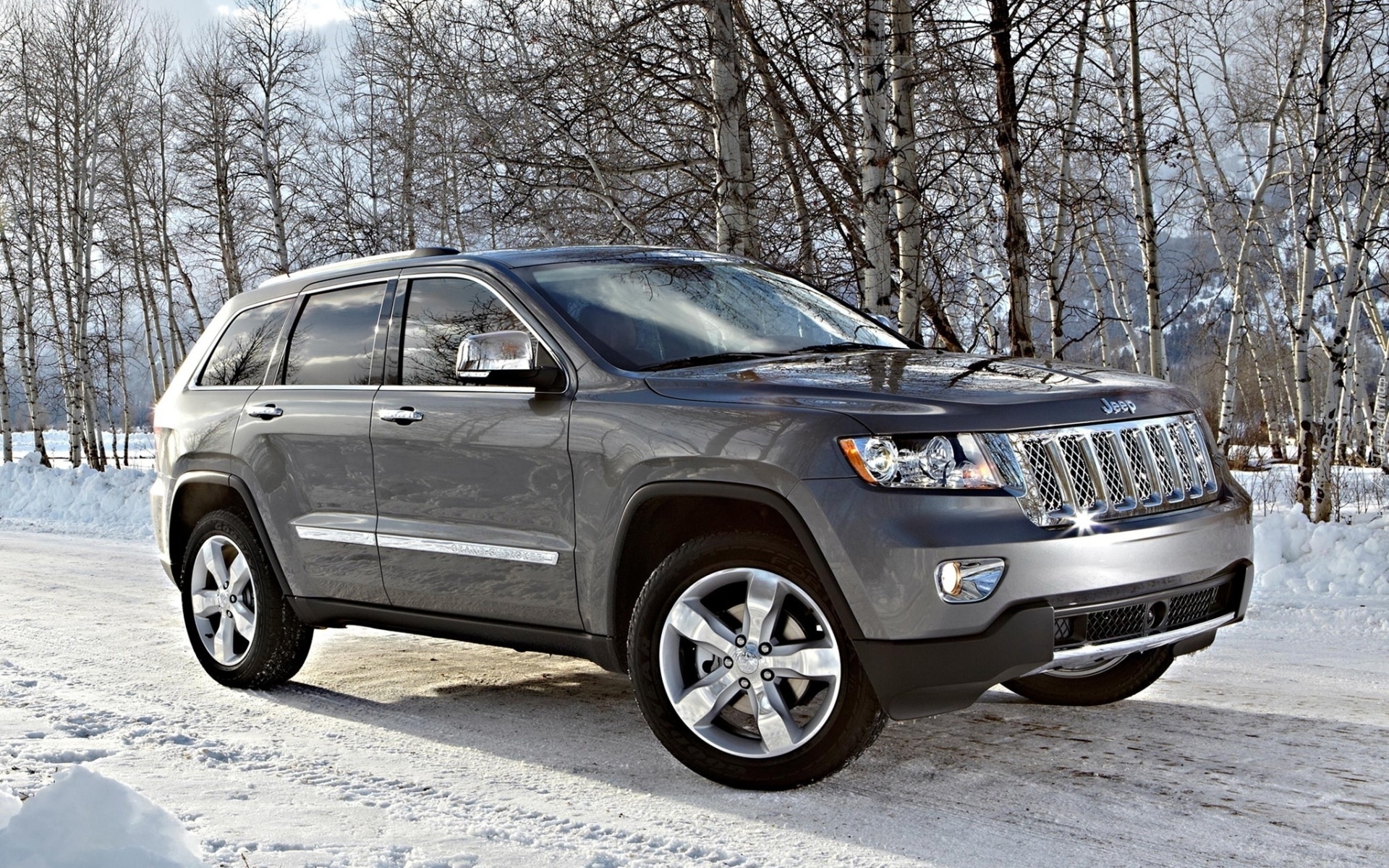 Śnieg, Jeep Grand Cherokee