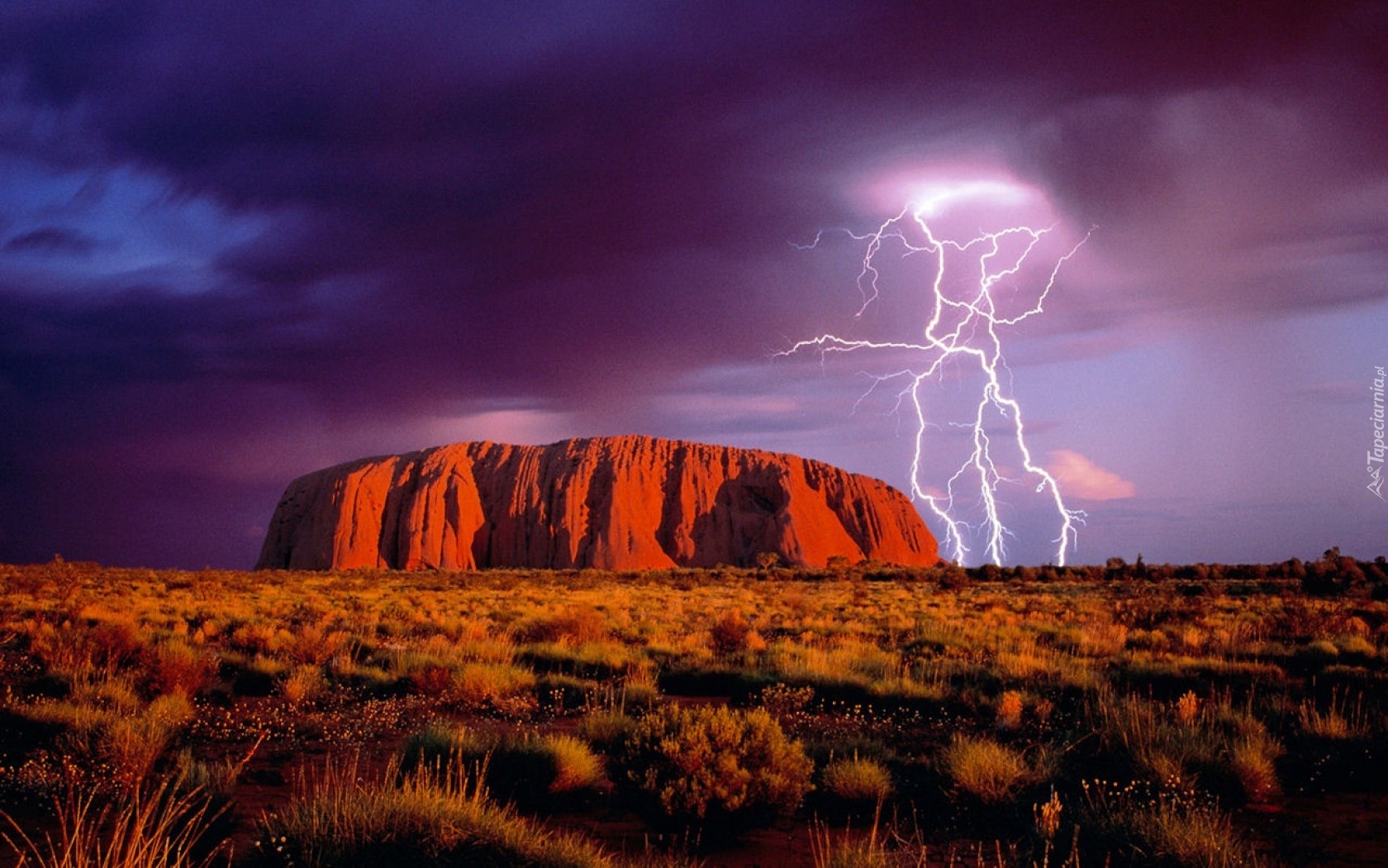 Burza, Pustynia, Skała, Australia