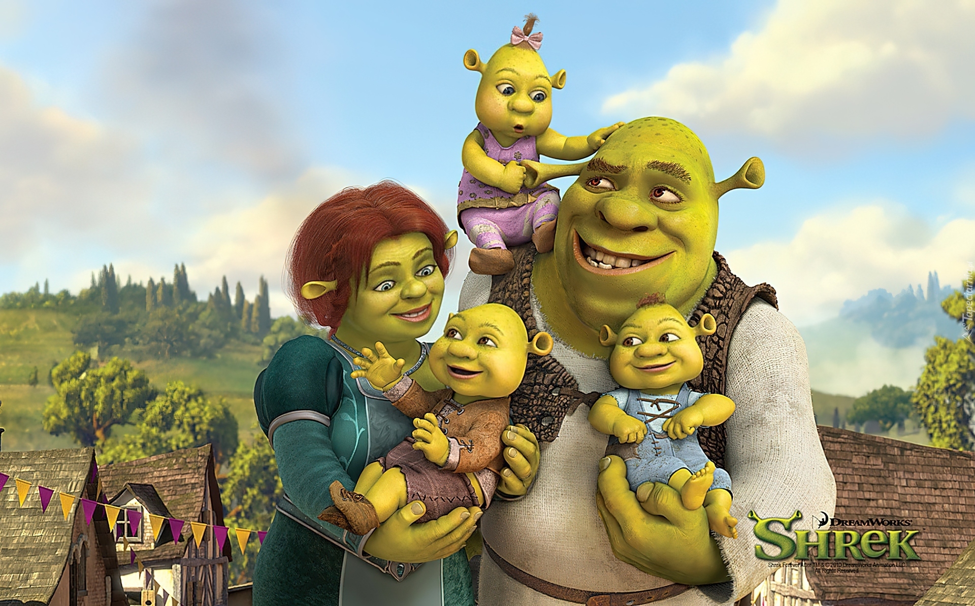 Shrek, Fiona, Dzieci