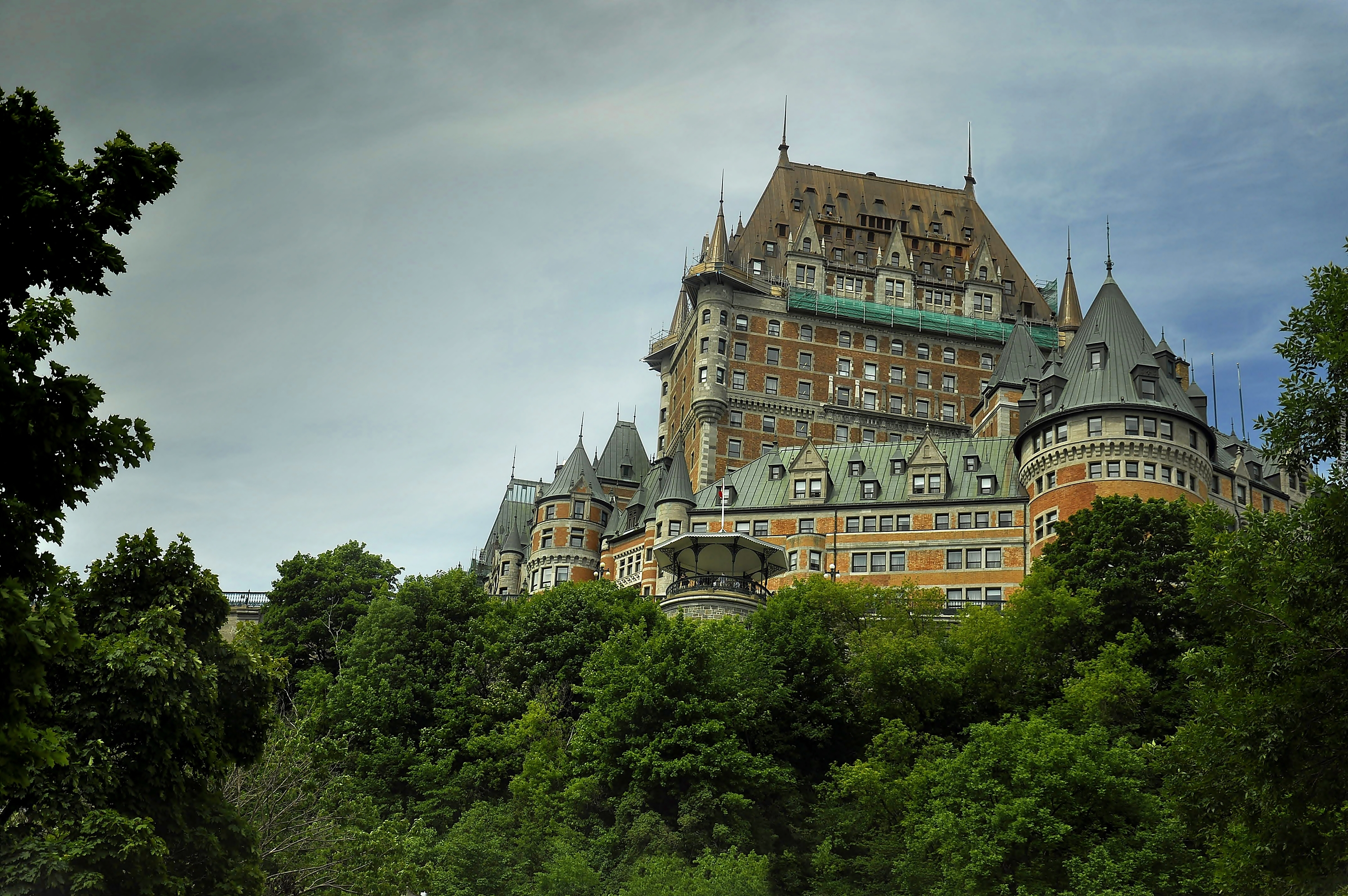 Zamek, Chateau Frontenac, Quebec, Kanada