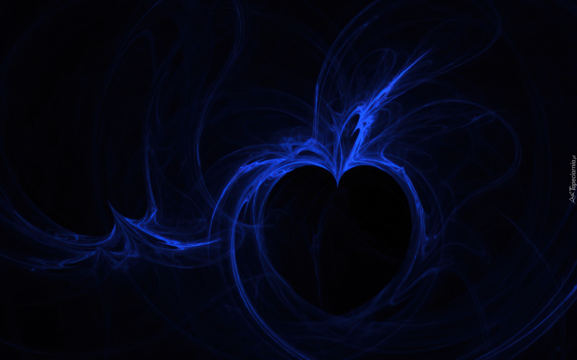 Spiralne, Niebieskie, Serce