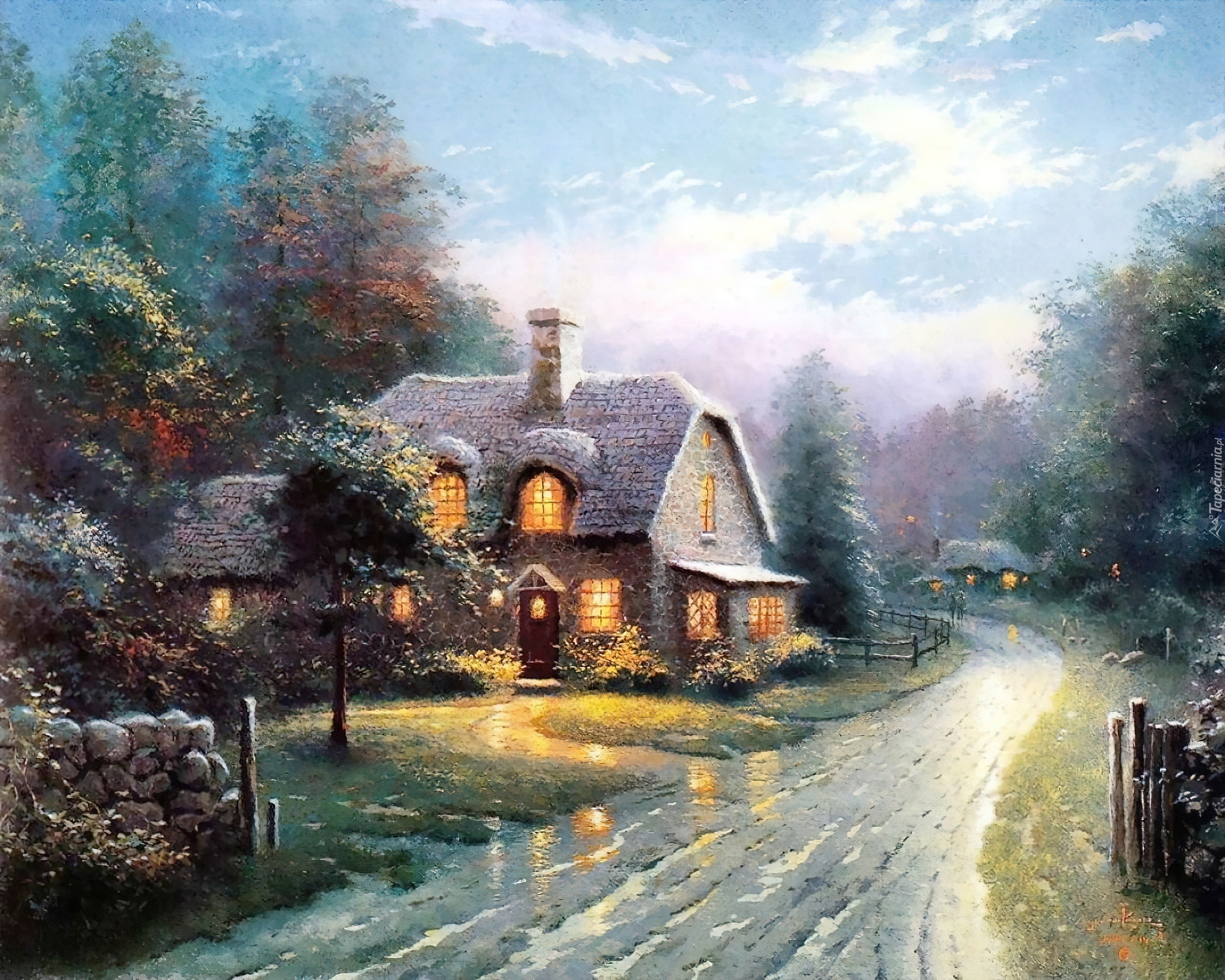 Dom, Droga, Thomas Kinkade