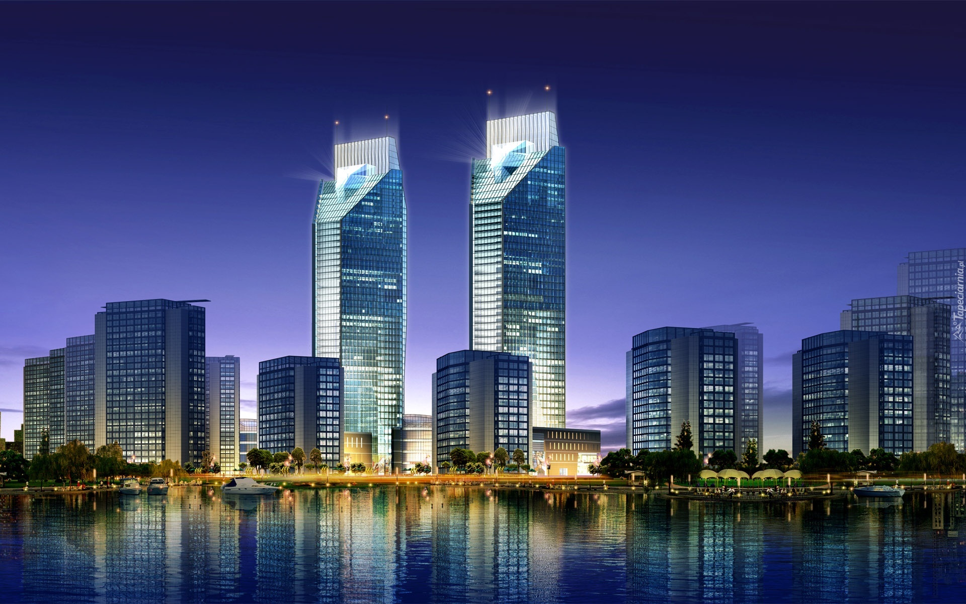 Architektura, Miast, Jezioro