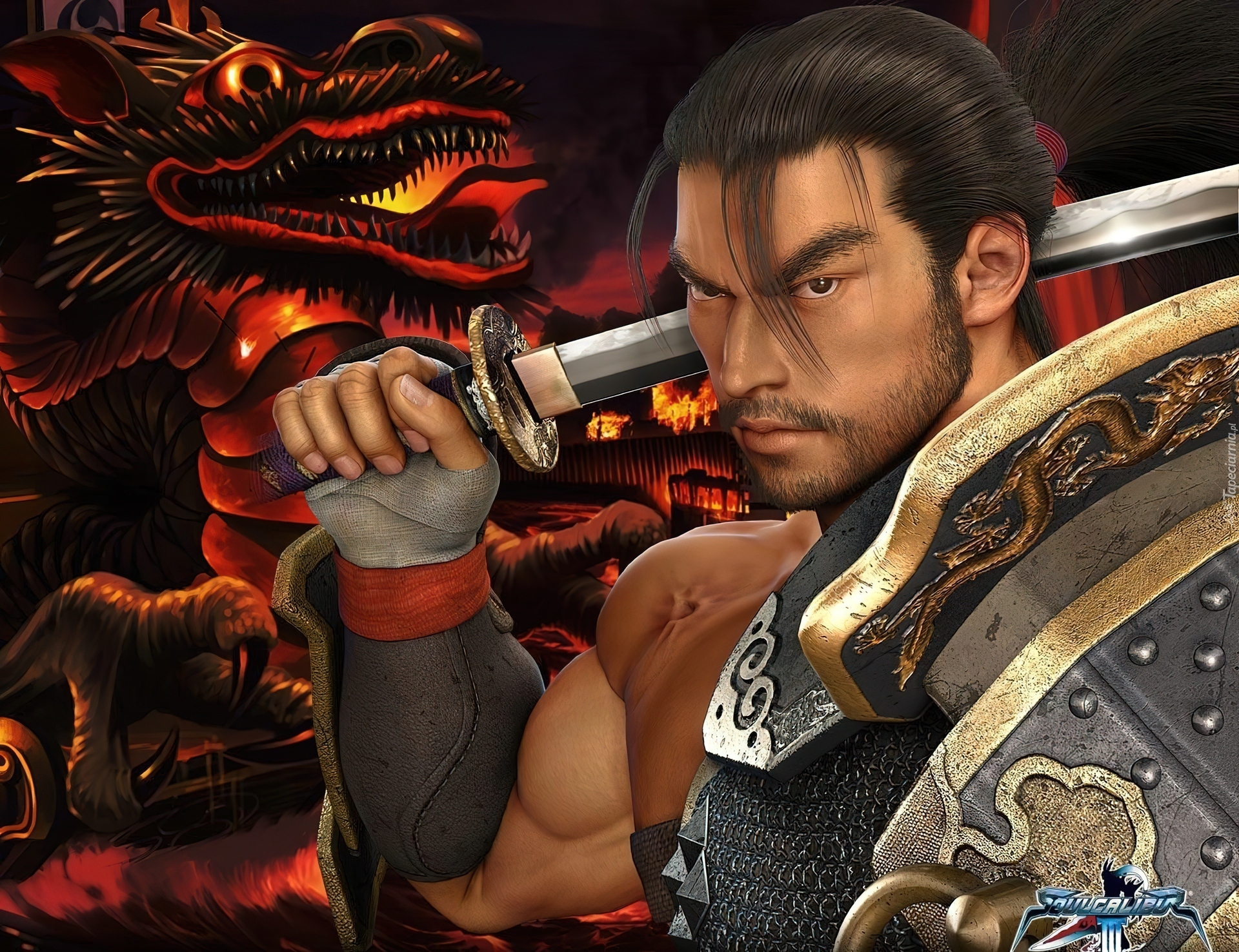 Mitsurugi, Soul Calibur III, Smok, Katana