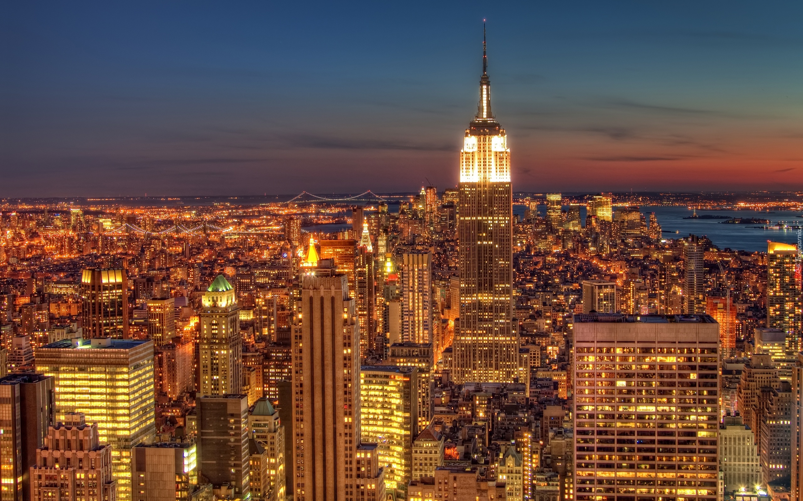 Panorama, Nowego, Jorku, Wieżowce