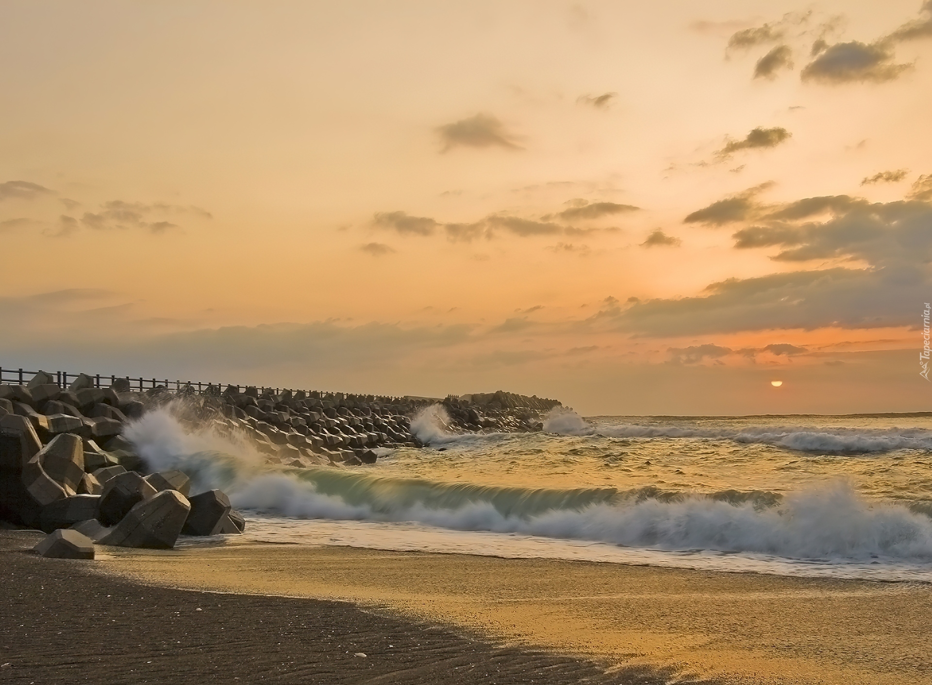 Morze, Plaże, Kamienie, Fale