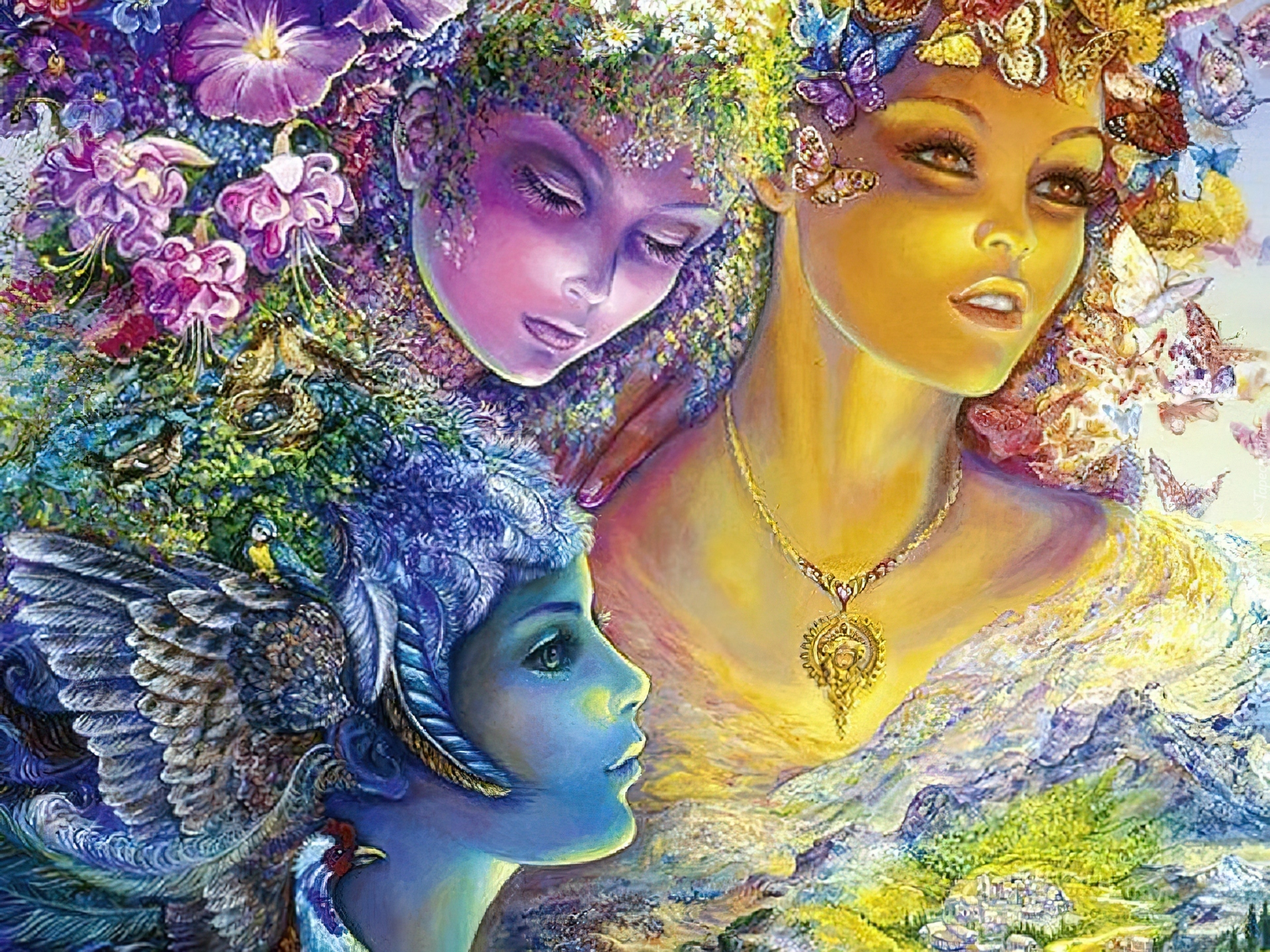 Trzy, Kobiety, Josephine Wall