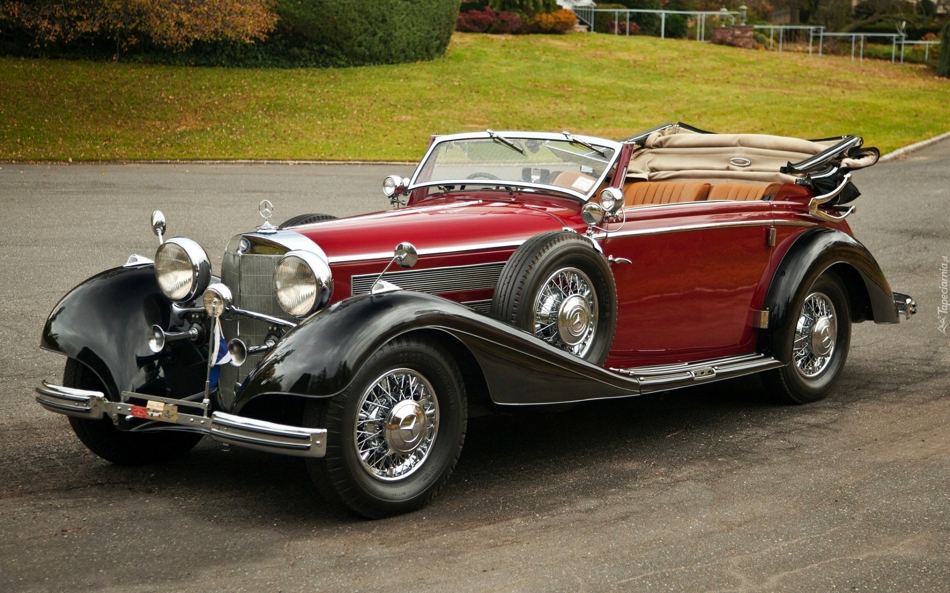 Mercedes, Kabriolet, Klasyk, Auto, 1937 Rok