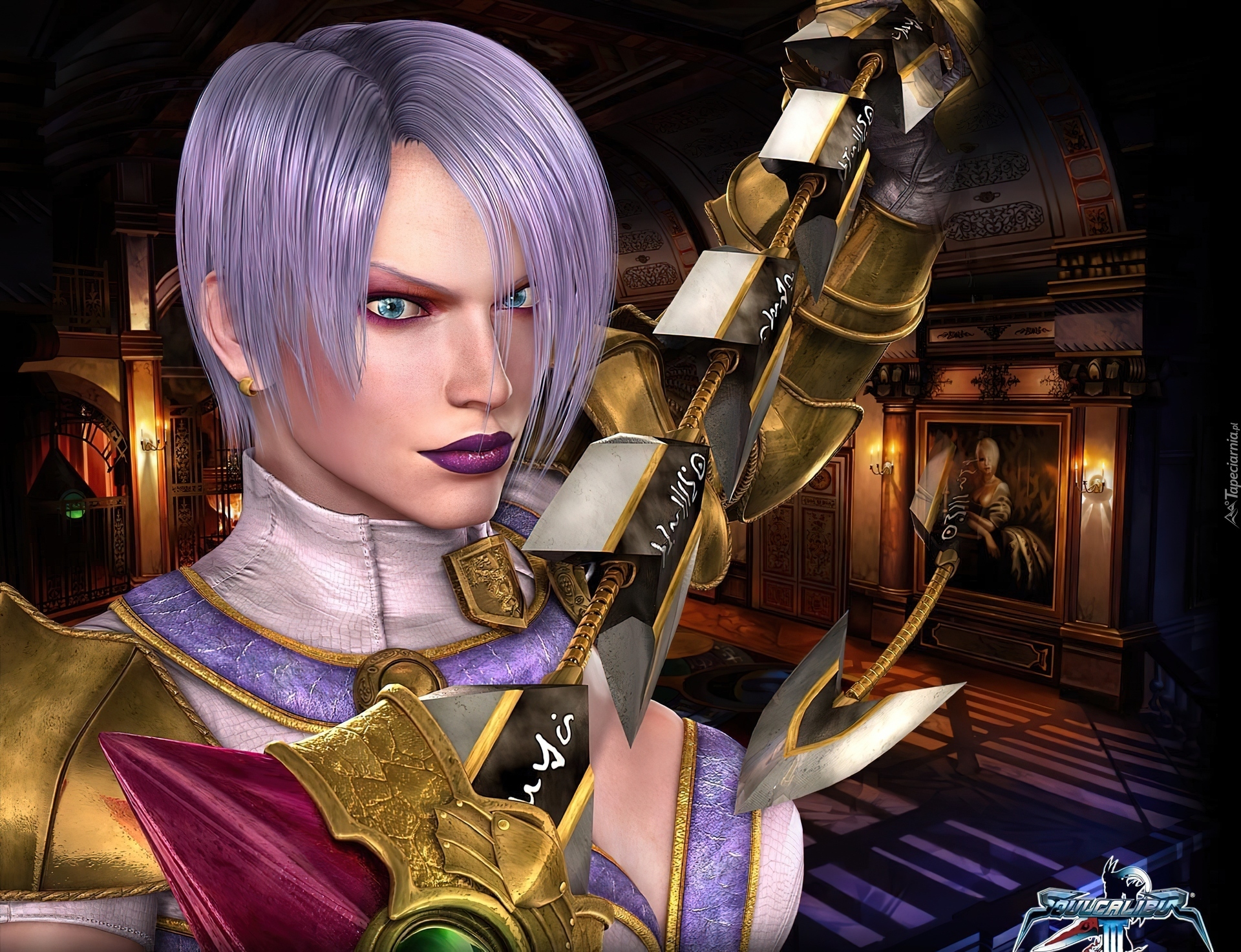 Kobieta, Ivy, Soul Calibur III, Miecz