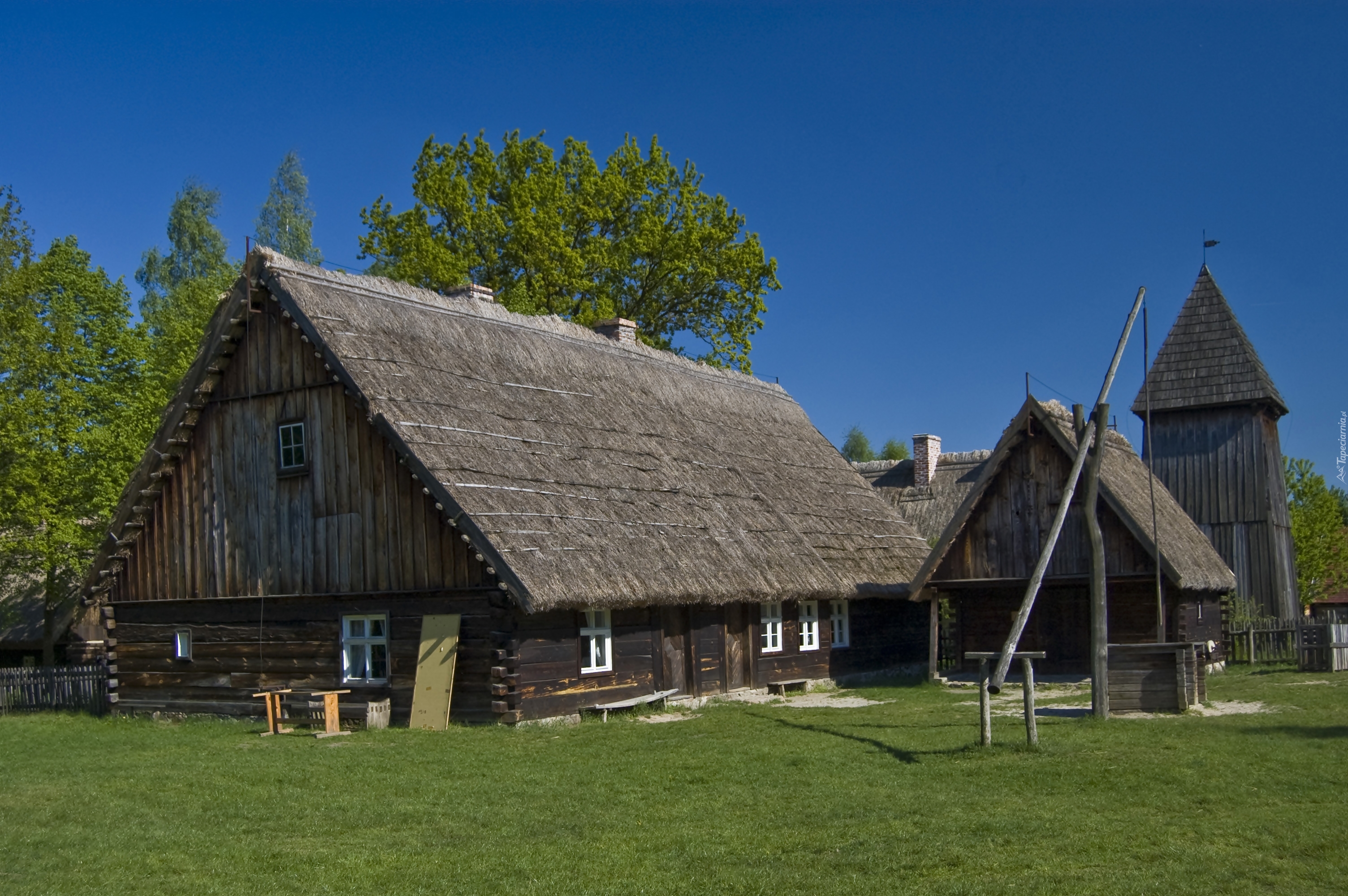 Skansen, Zielona Góra, Ochla, Zabytki