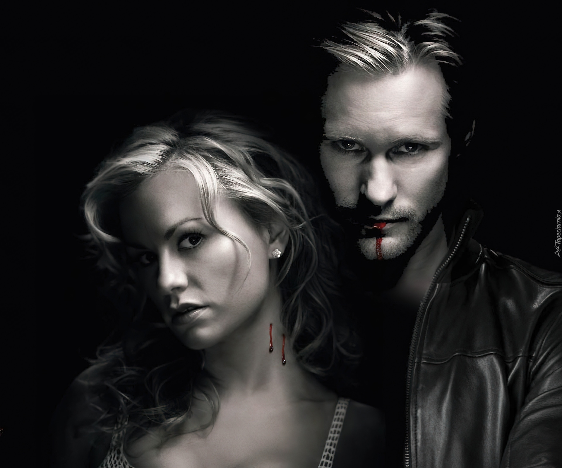 Czysta krew, True Blood, Postać Sookie Stackhouse - Anna Paquin, Postać Eric Northman - Alexander Skarsgard