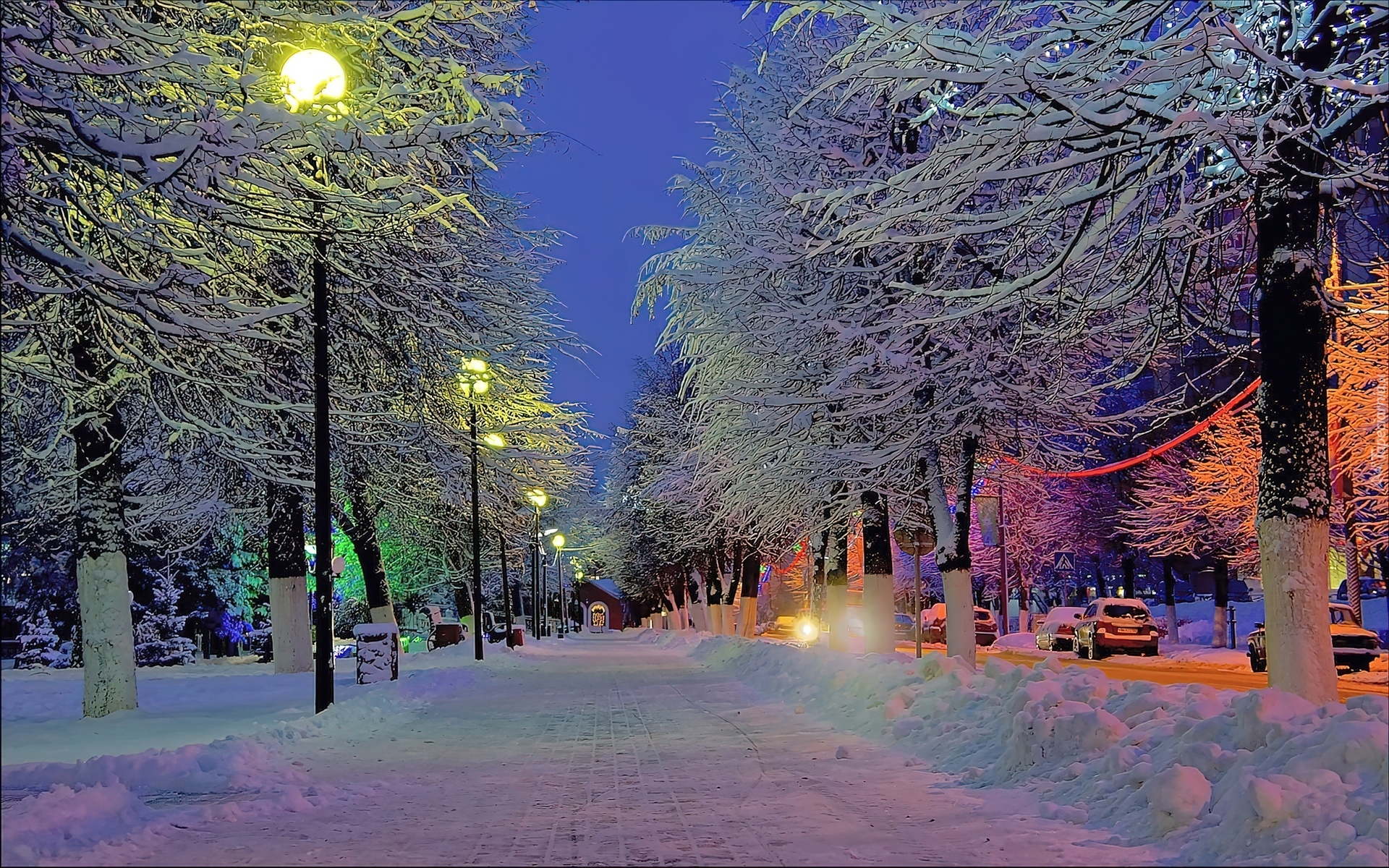 Zima, Noc