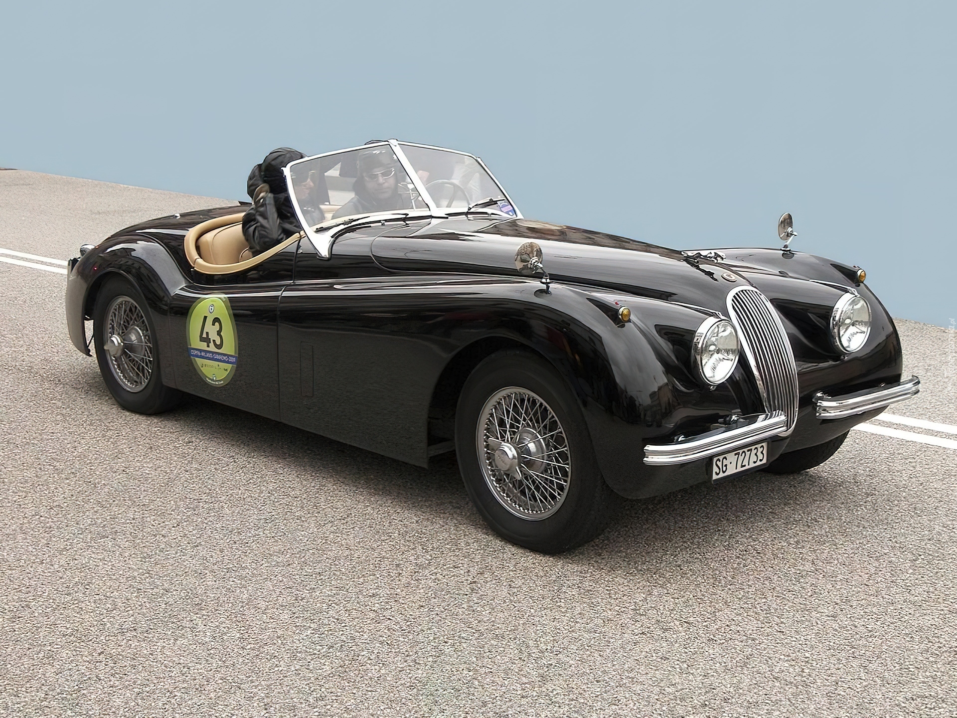 Jaguar, XK,120, Black
