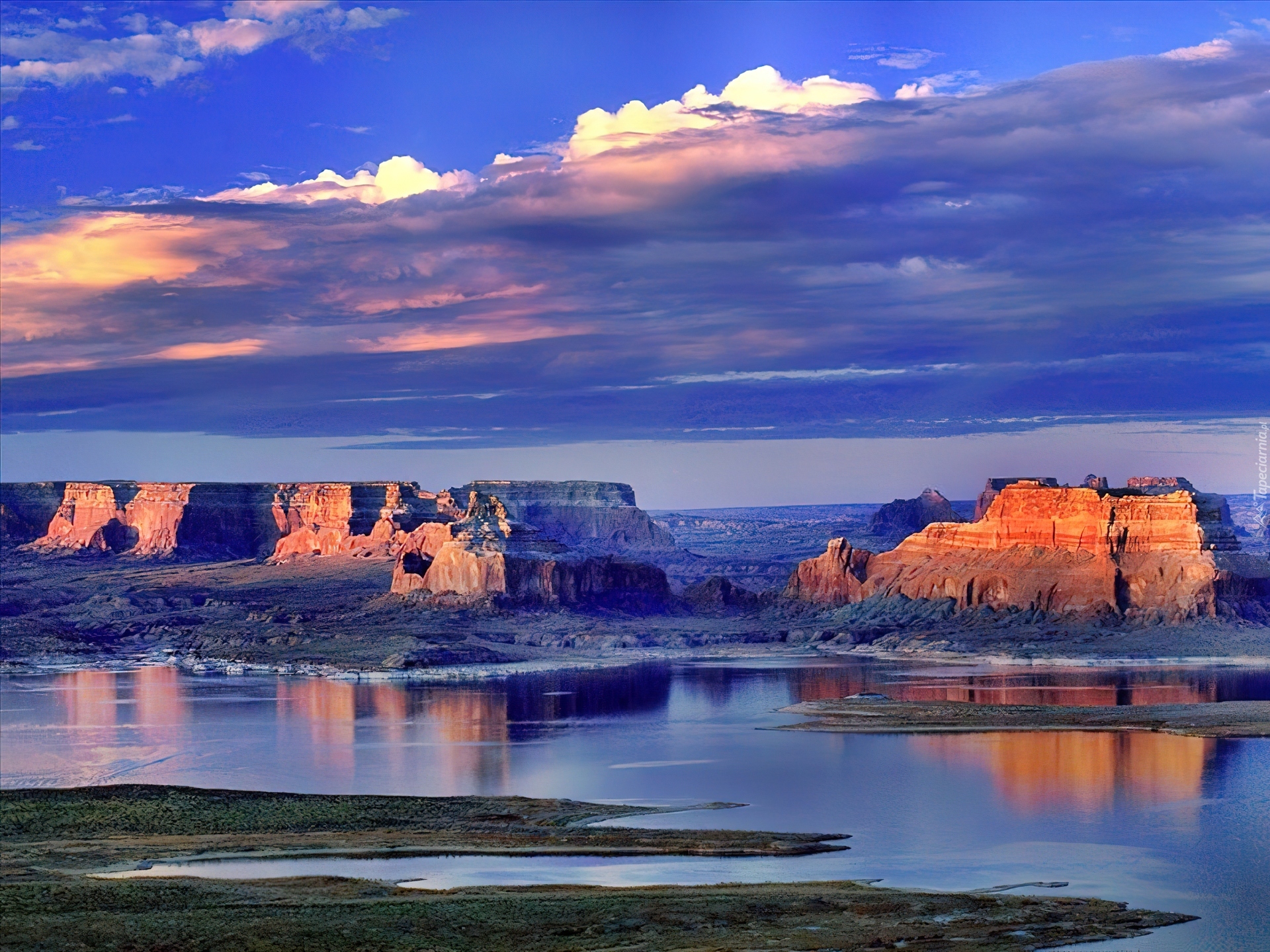 Kanion, Chmury, Rozlewiska, Utah