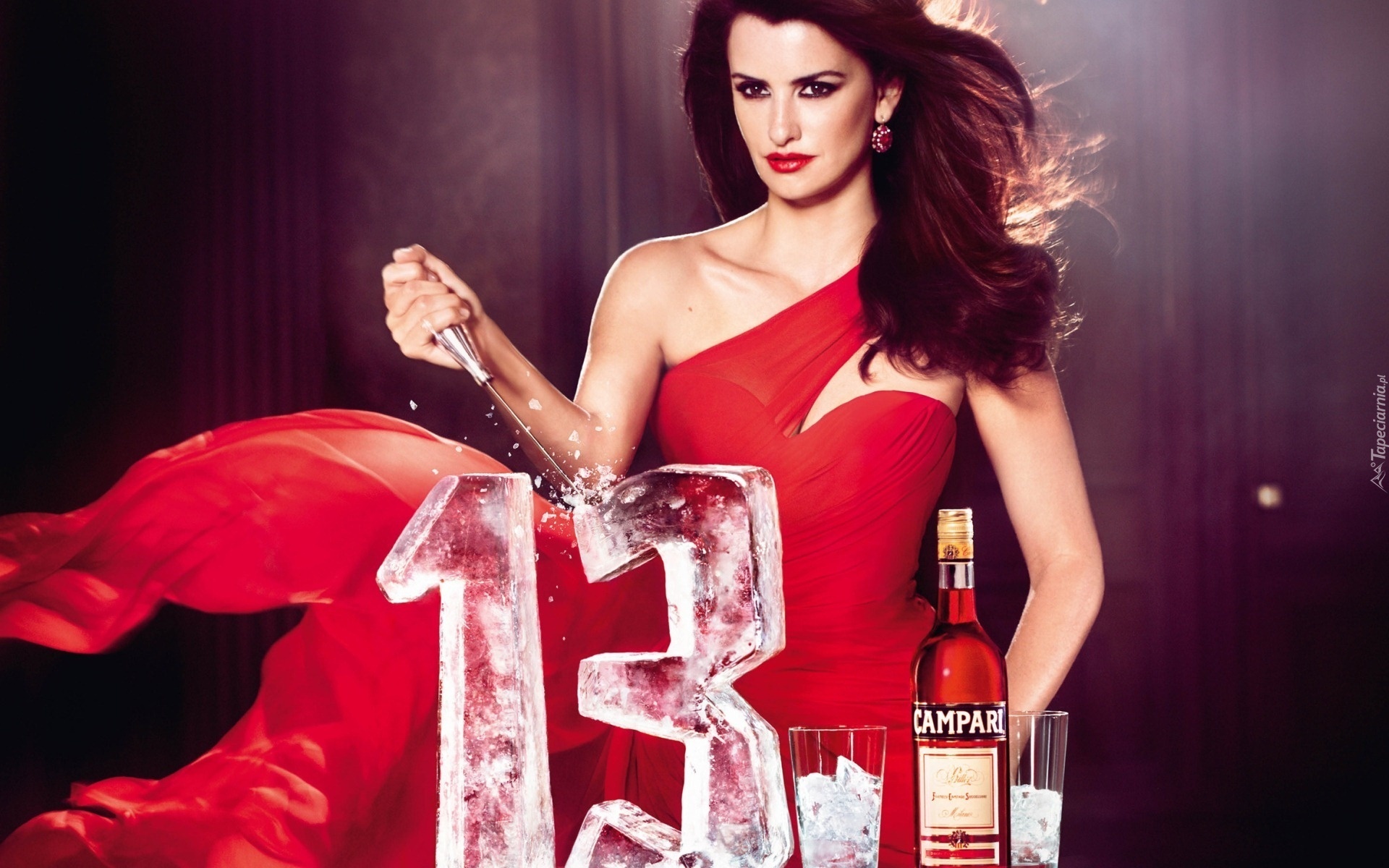 Penelope Cruz, Likier, Campari, Lód