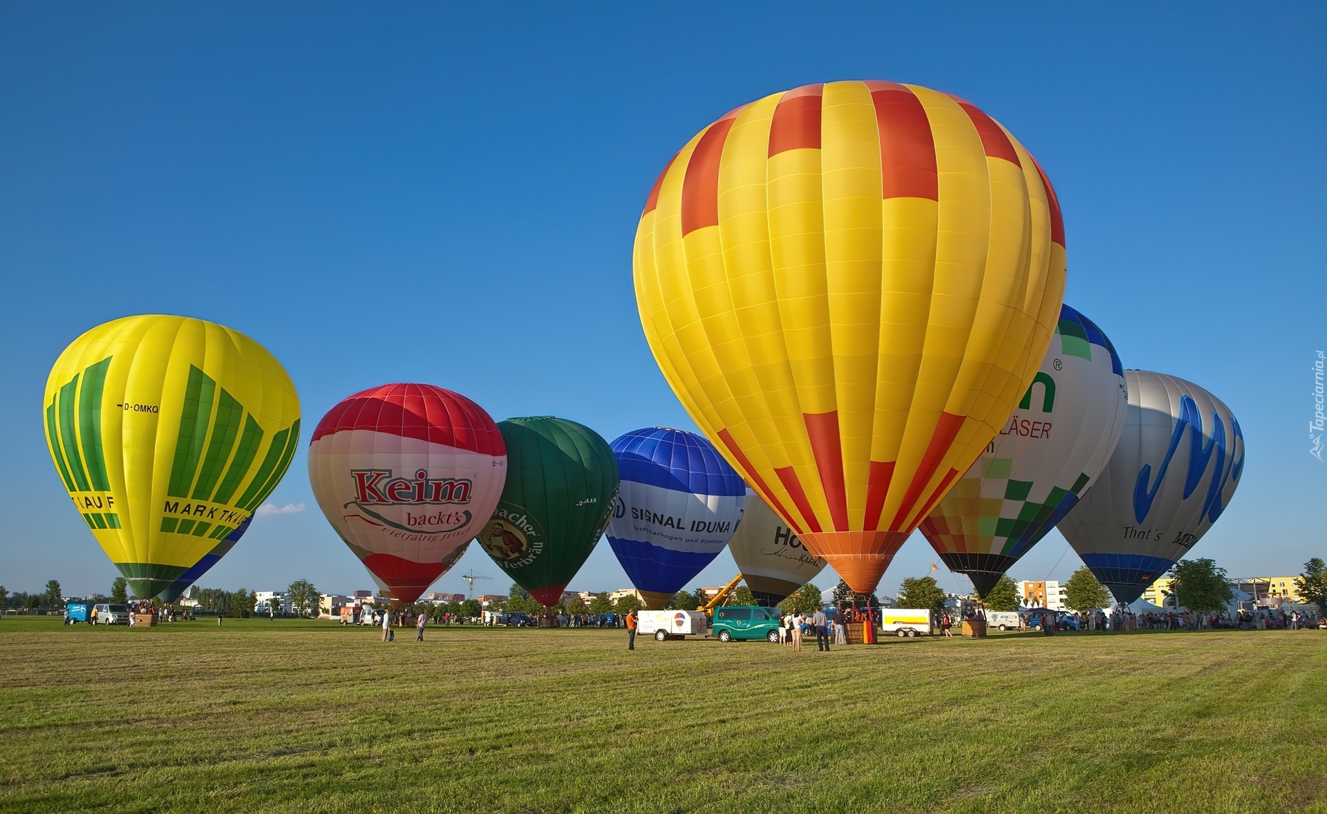 Start, Balonów