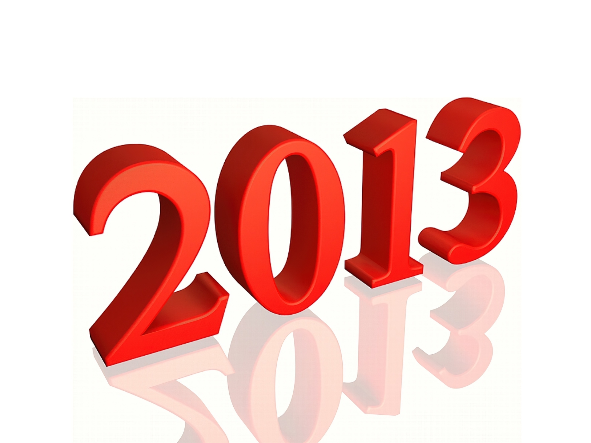 Nowy Rok, 2013, Cyfry