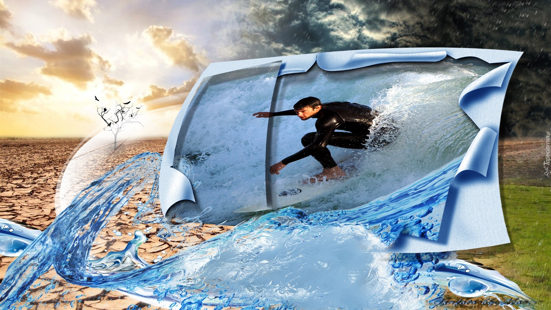 Woda, Surfing