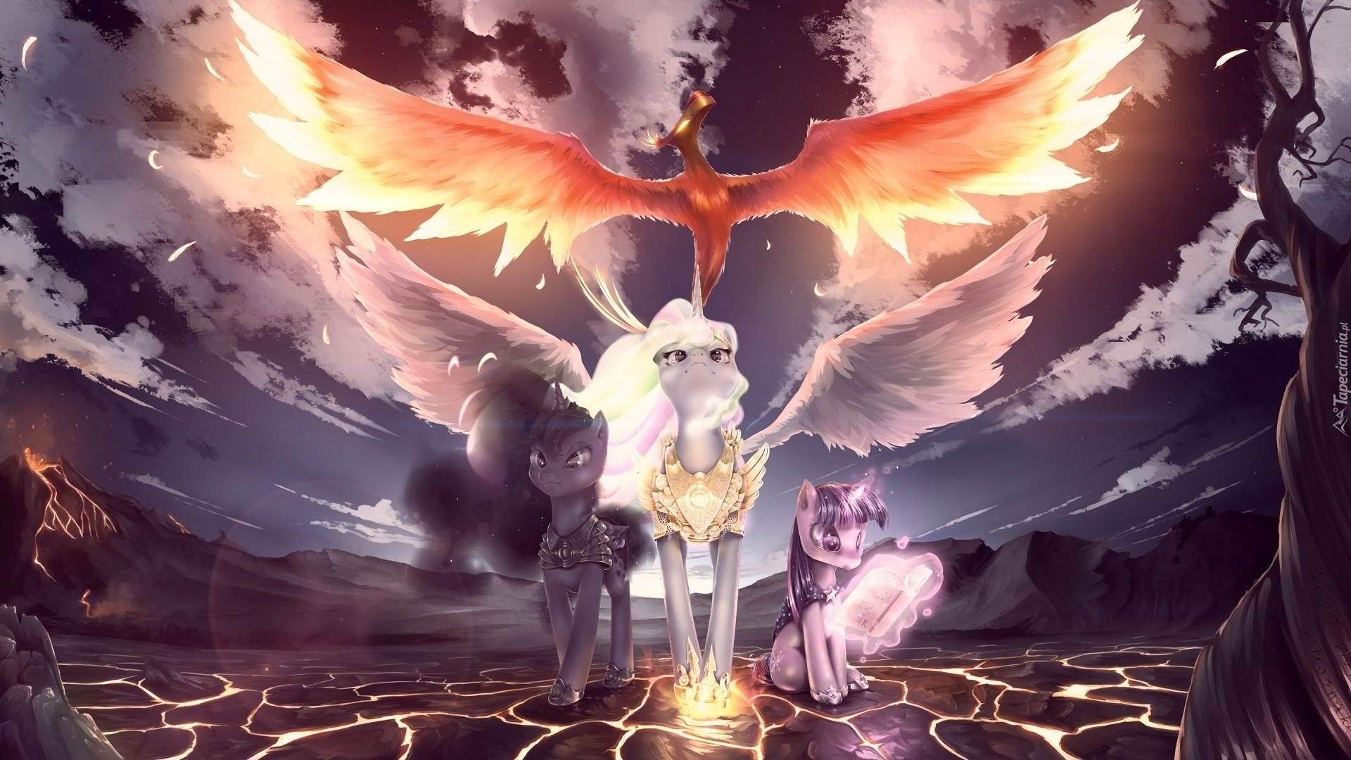 My Little Pony, Celestia, Luna, Twilight Sparkle