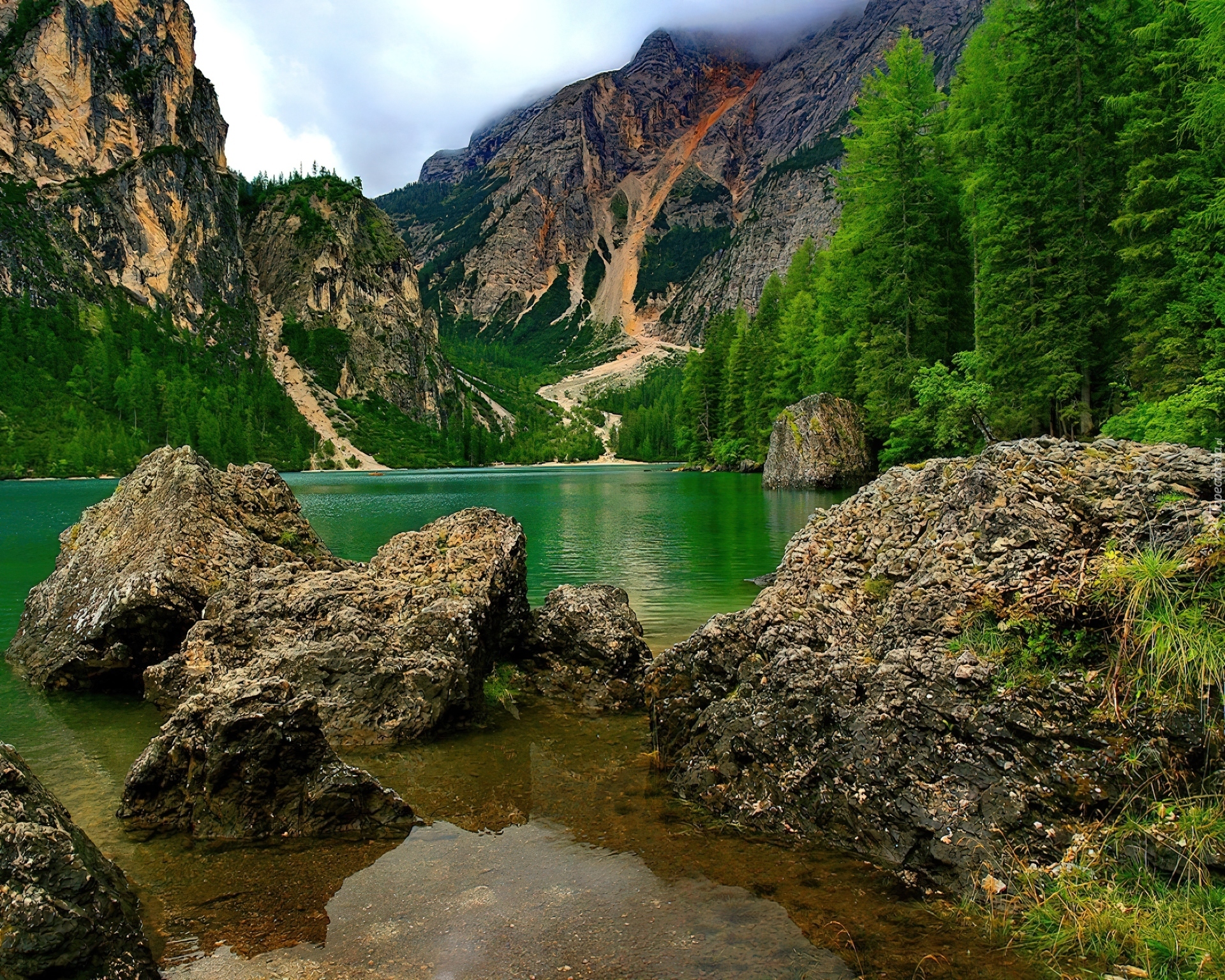 Góry, Jezioro, Lasy, Kamienie