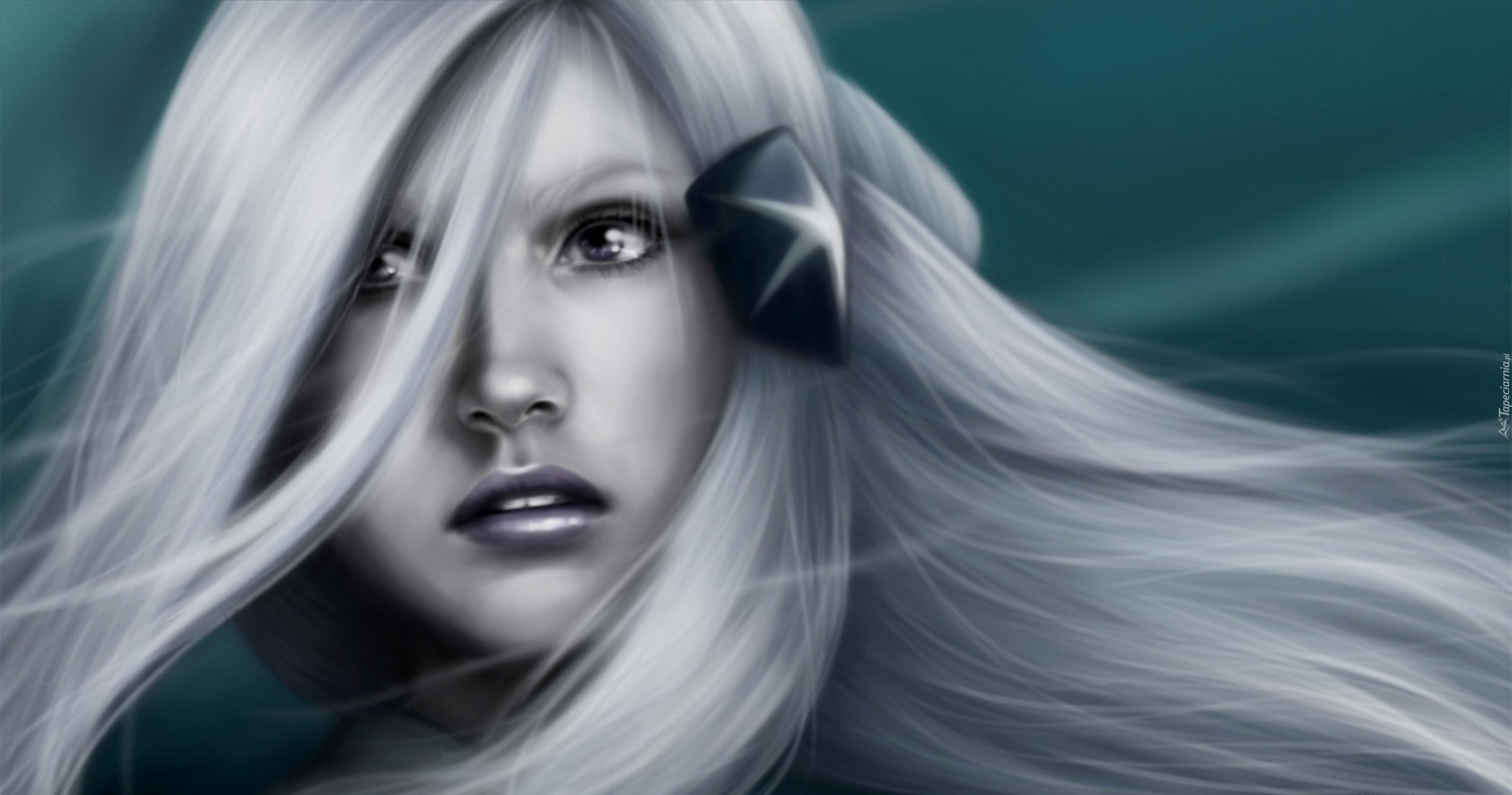 Kobieta, Platynowa, Blondynka