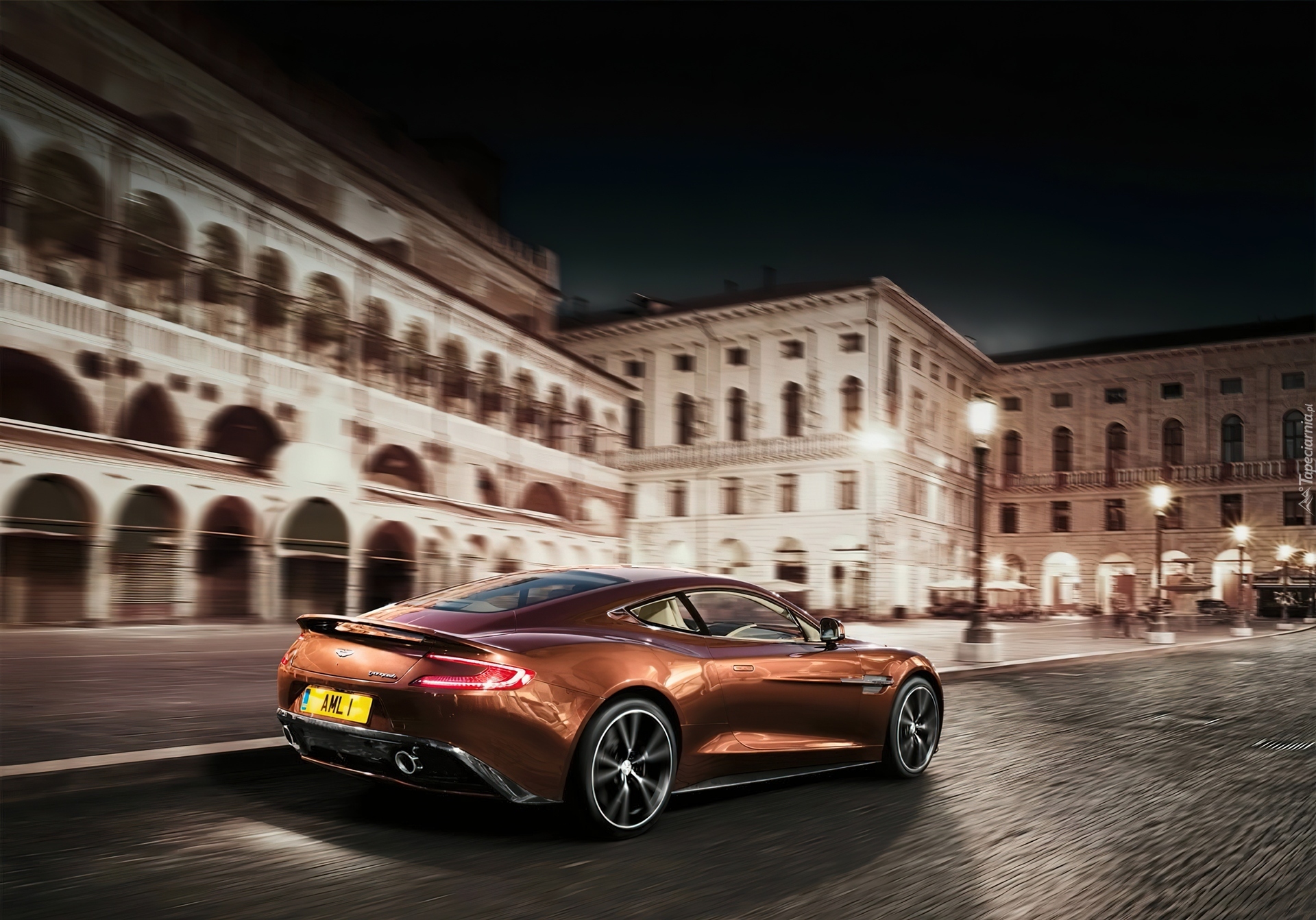 Aston Martin, 310, Vanquish, Miasto, Noc