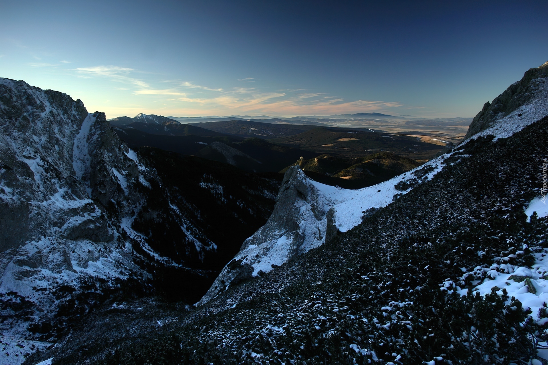 Góry, Niebo