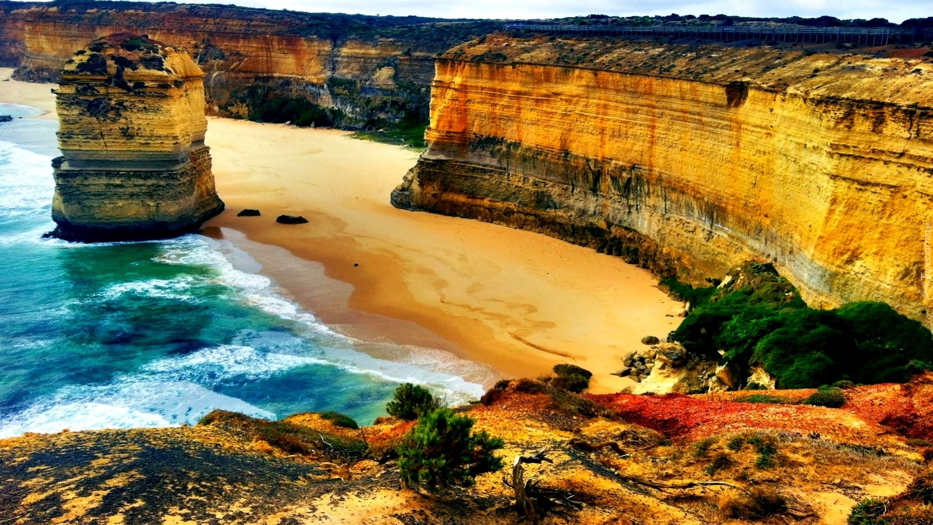 Plaża, Morze, Klify