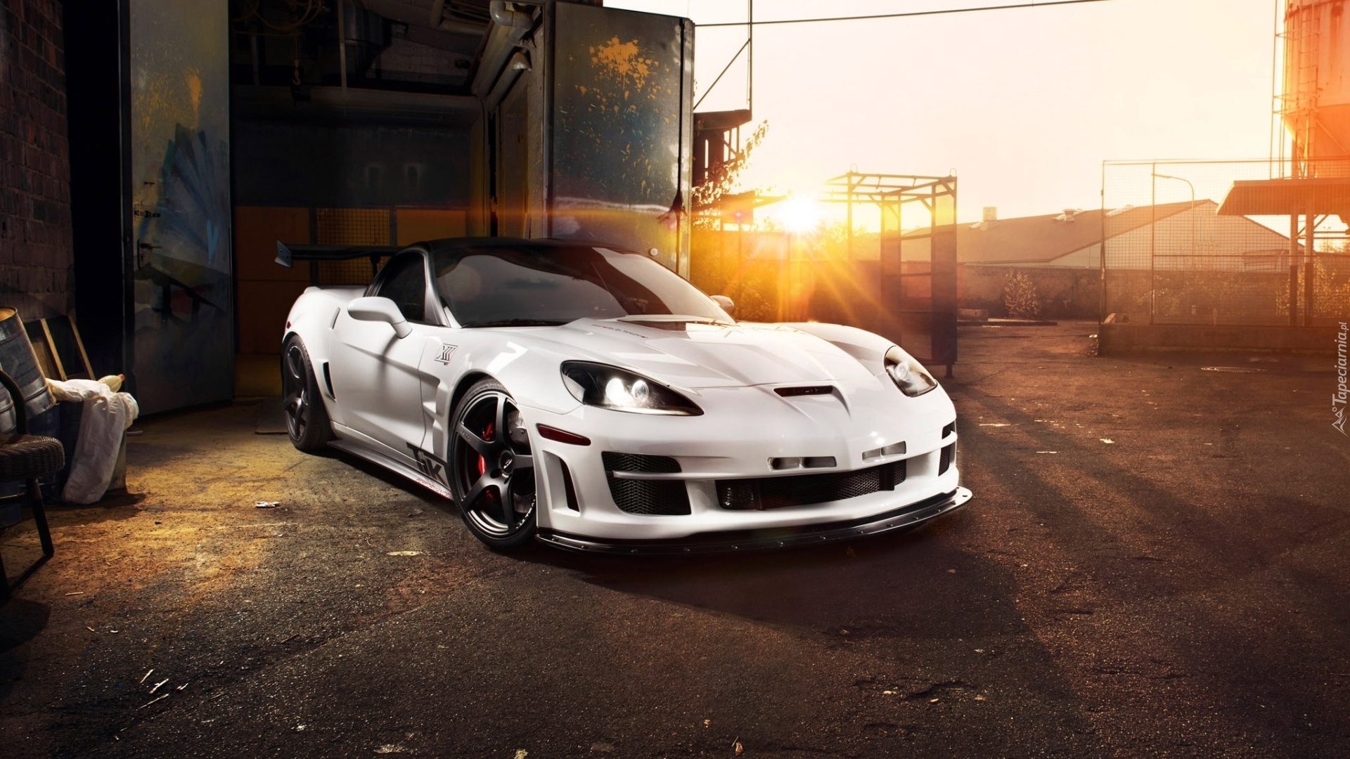 Chevrolet, Corvette, ZR1, Zachód, Słońca