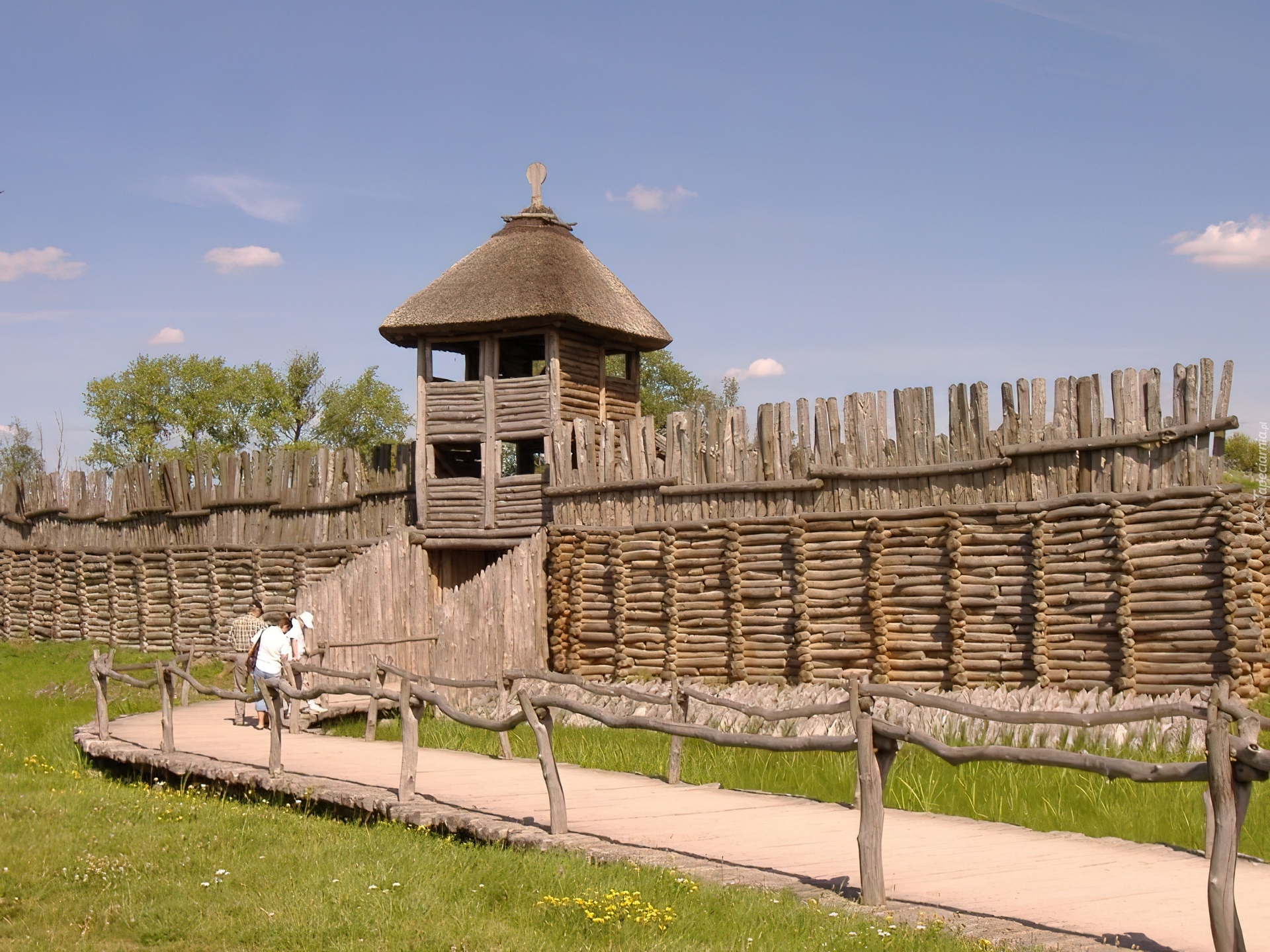 Polska, Biskupin, Osada, Muzeum Archeologiczne