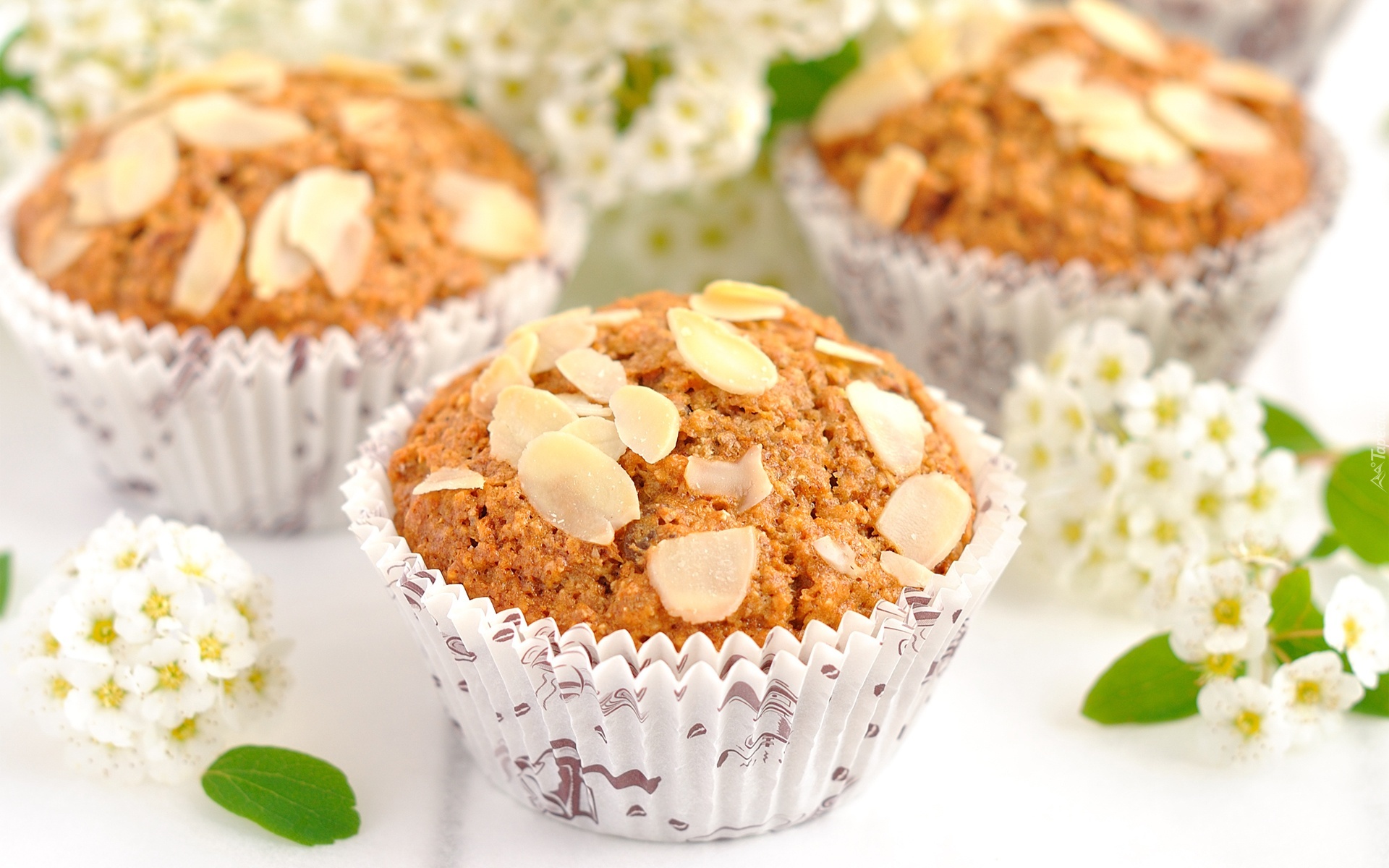 Muffinki, Babeczki, Migdałowe